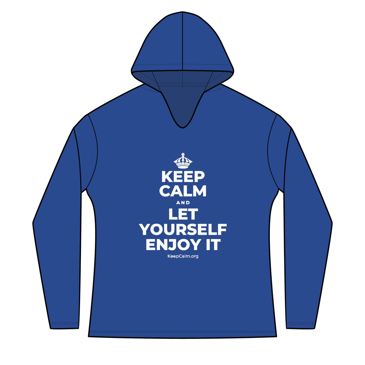 KEEP CALM AND LET YOURSELF ENJOY IT Women's Long Sleeve Hoodie