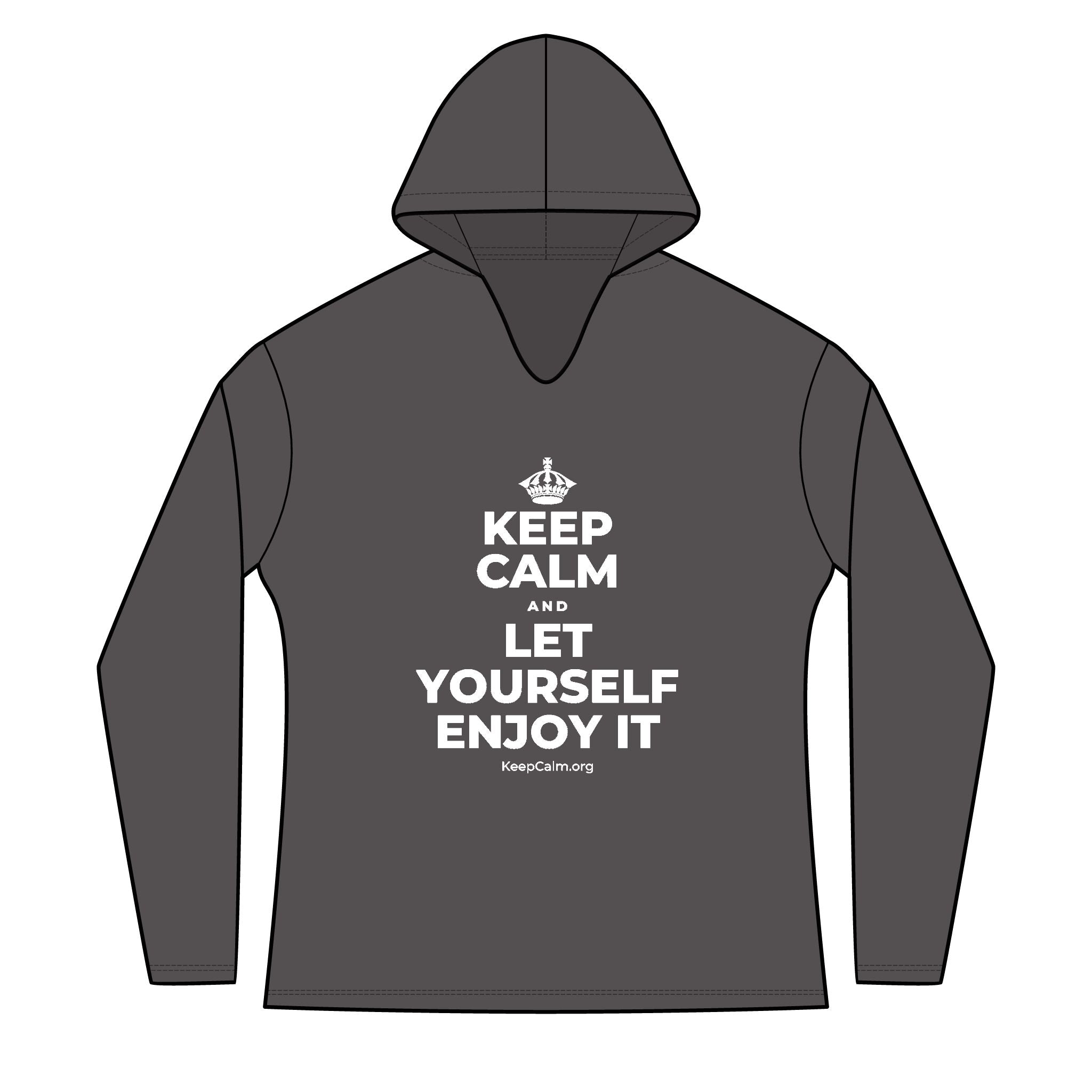 KEEP CALM AND LET YOURSELF ENJOY IT Women's Long Sleeve Hoodie