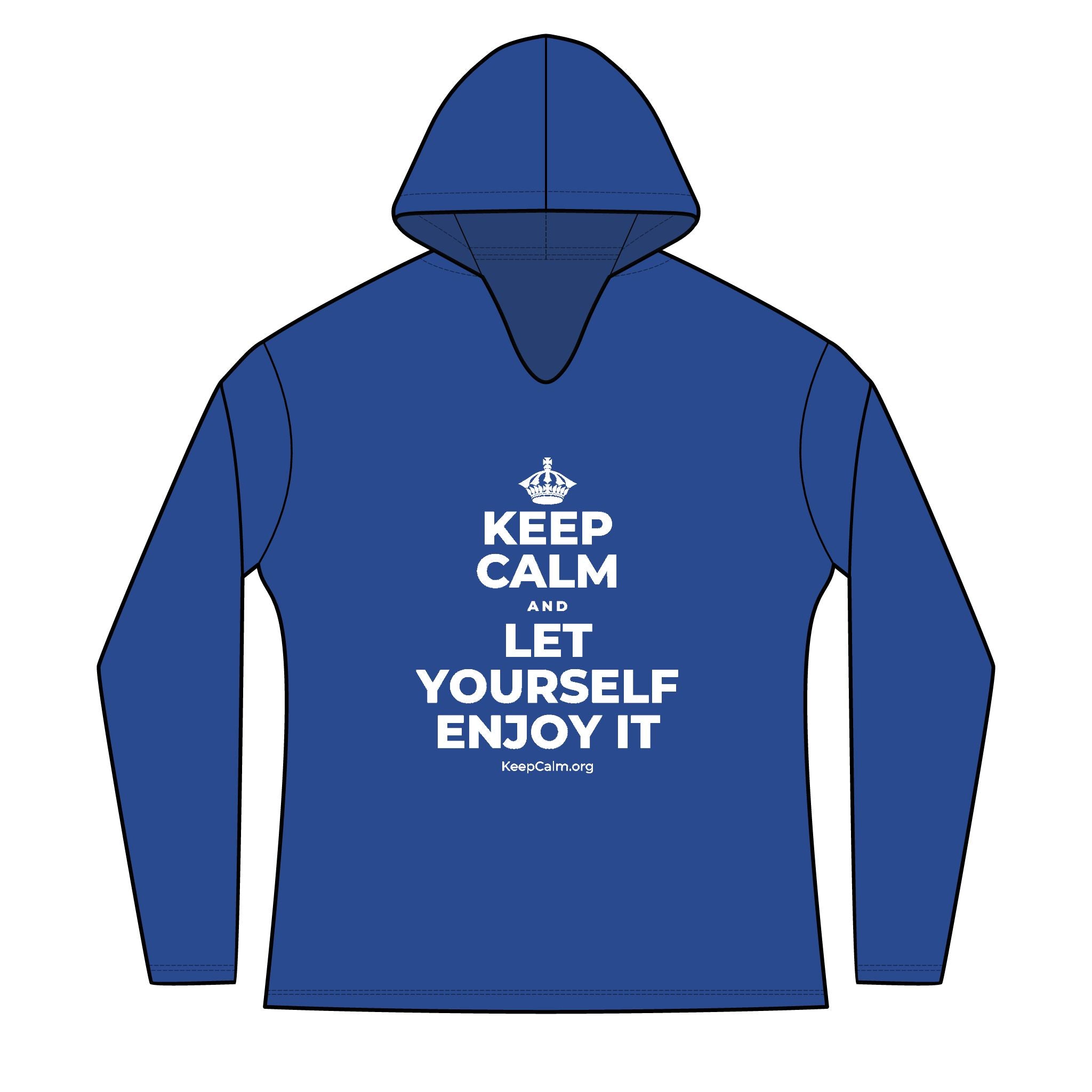 KEEP CALM AND LET YOURSELF ENJOY IT Women's Long Sleeve Hoodie