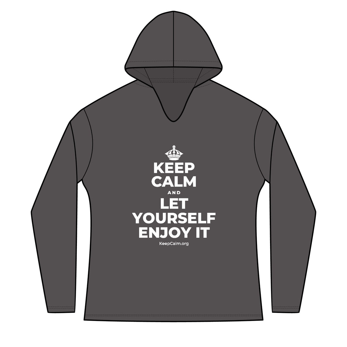 KEEP CALM AND LET YOURSELF ENJOY IT Women's Long Sleeve Hoodie
