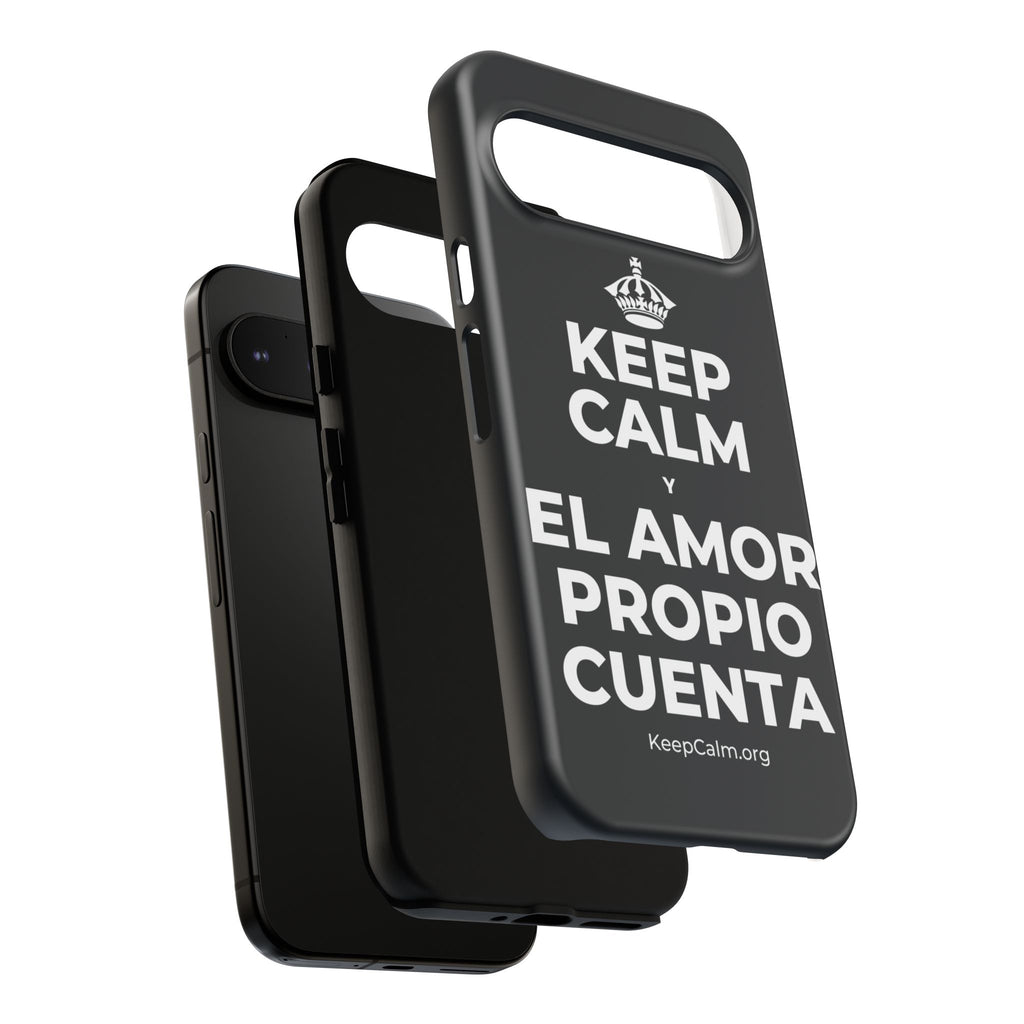 KEEP CALM Y EL AMOR PROPIO CUENTA Phone Case (Dark)