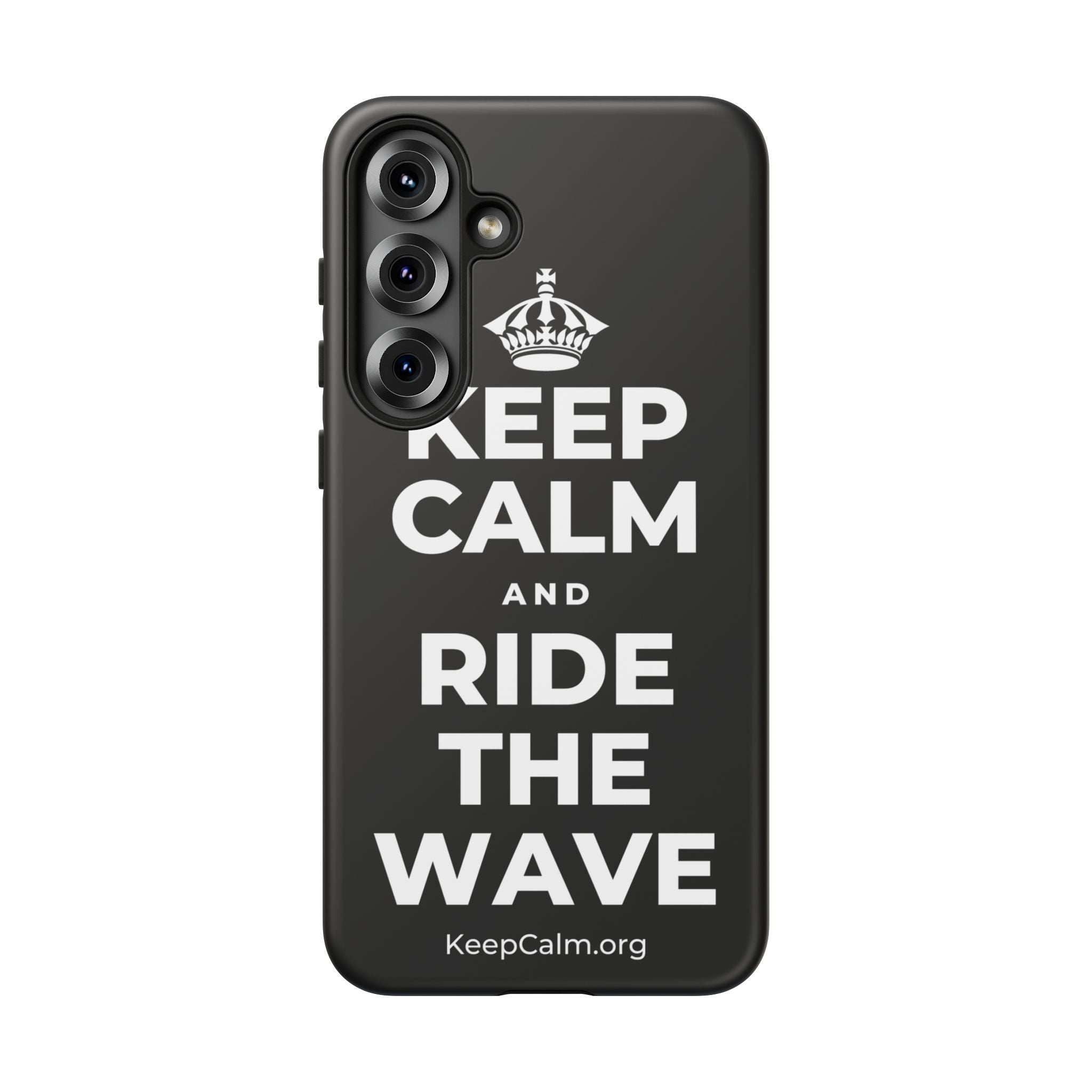 KEEP CALM AND RIDE THE WAVE Phone Case
