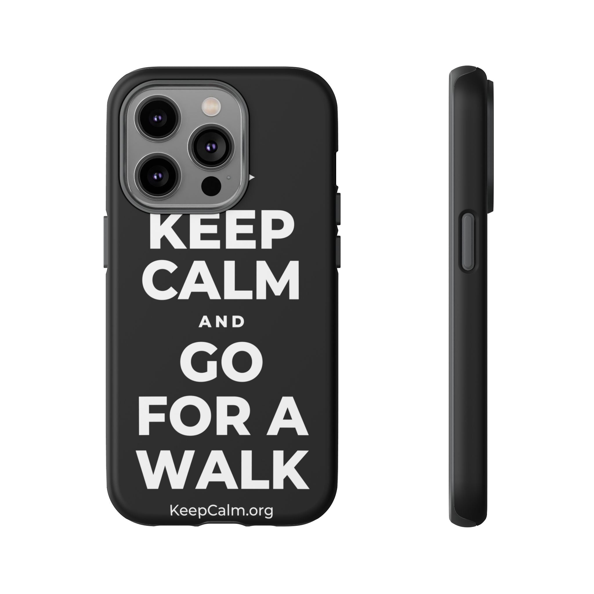KEEP CALM AND GO FOR A WALK Phone Case