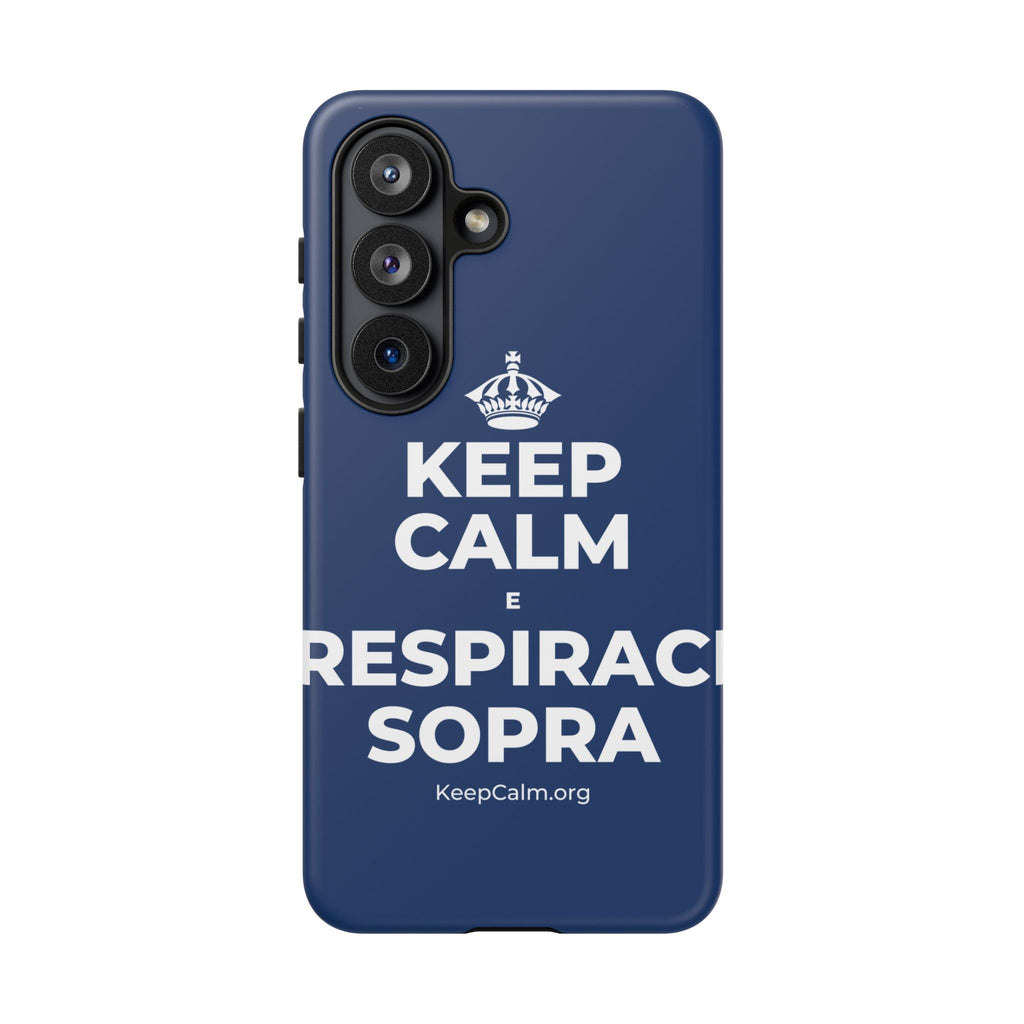 KEEP CALM E RESPIRACI SOPRA Phone Case