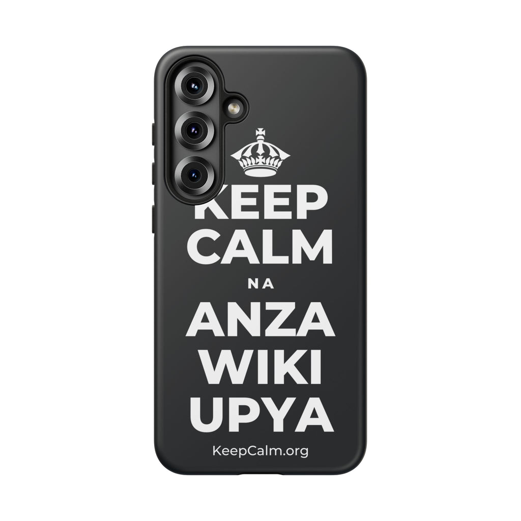 KEEP CALM NA ANZA WIKI UPYA Phone Case (Dark)