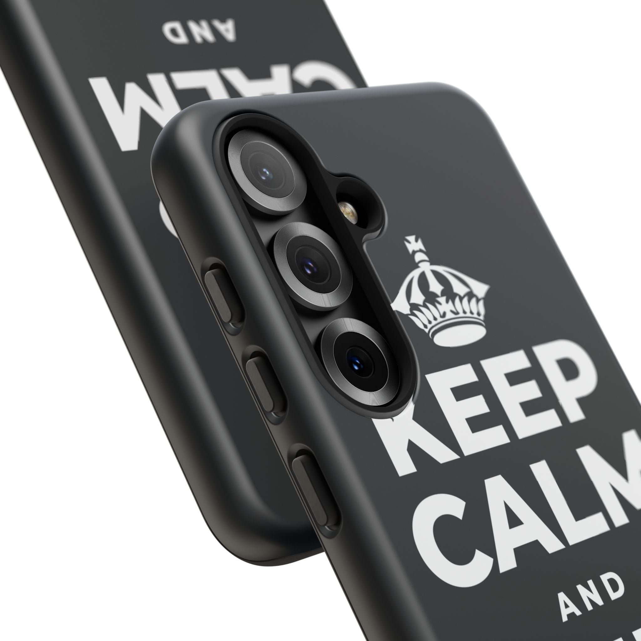KEEP CALM AND DRINK WATER Phone Case (Dark)