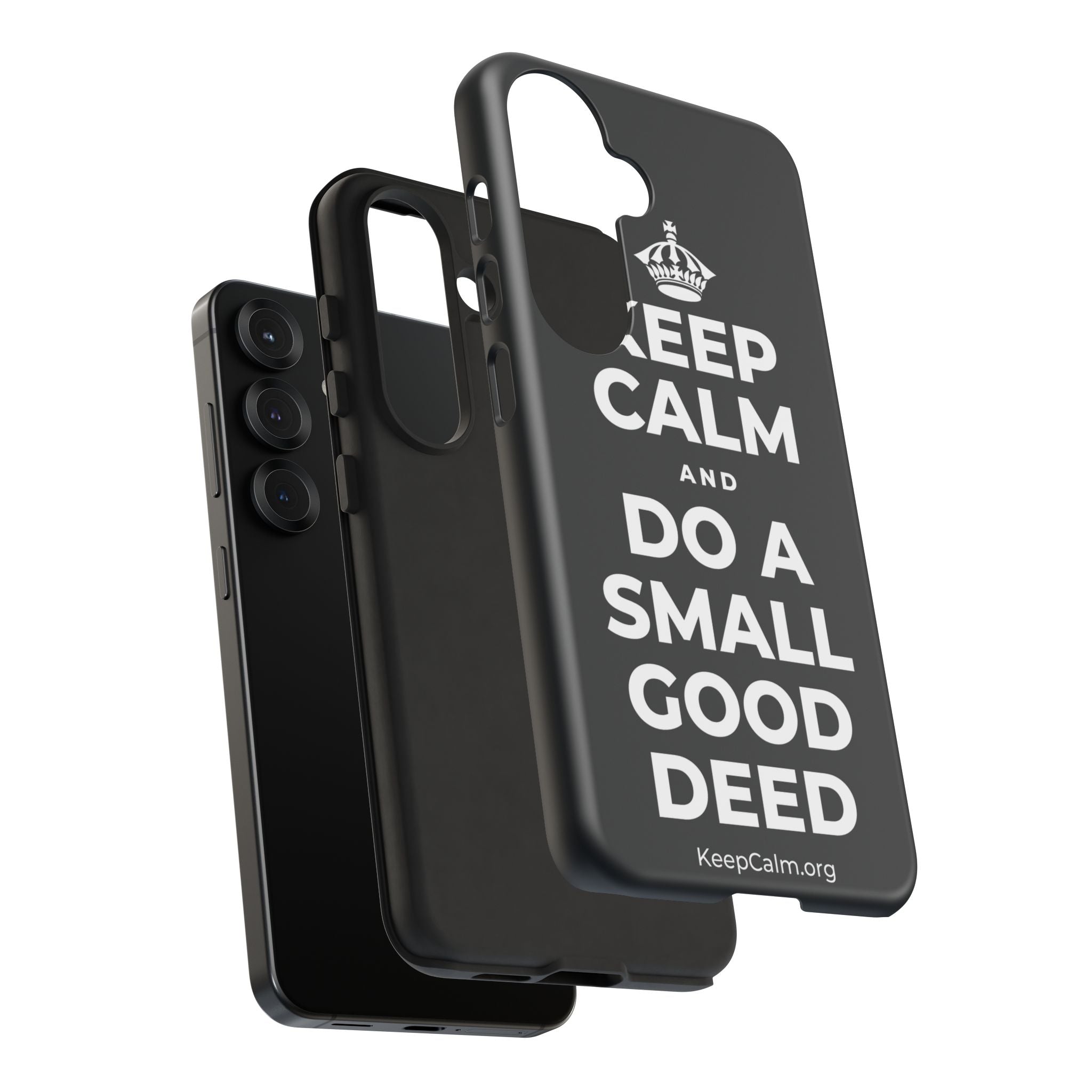 KEEP CALM AND DO A SMALL GOOD DEED Phone Case (Dark)