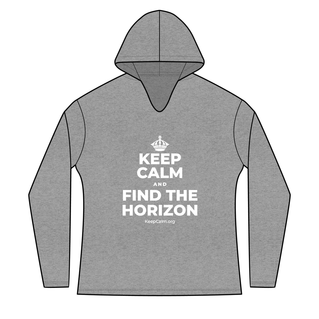 KEEP CALM AND FIND THE HORIZON Women's Long Sleeve Hoodie