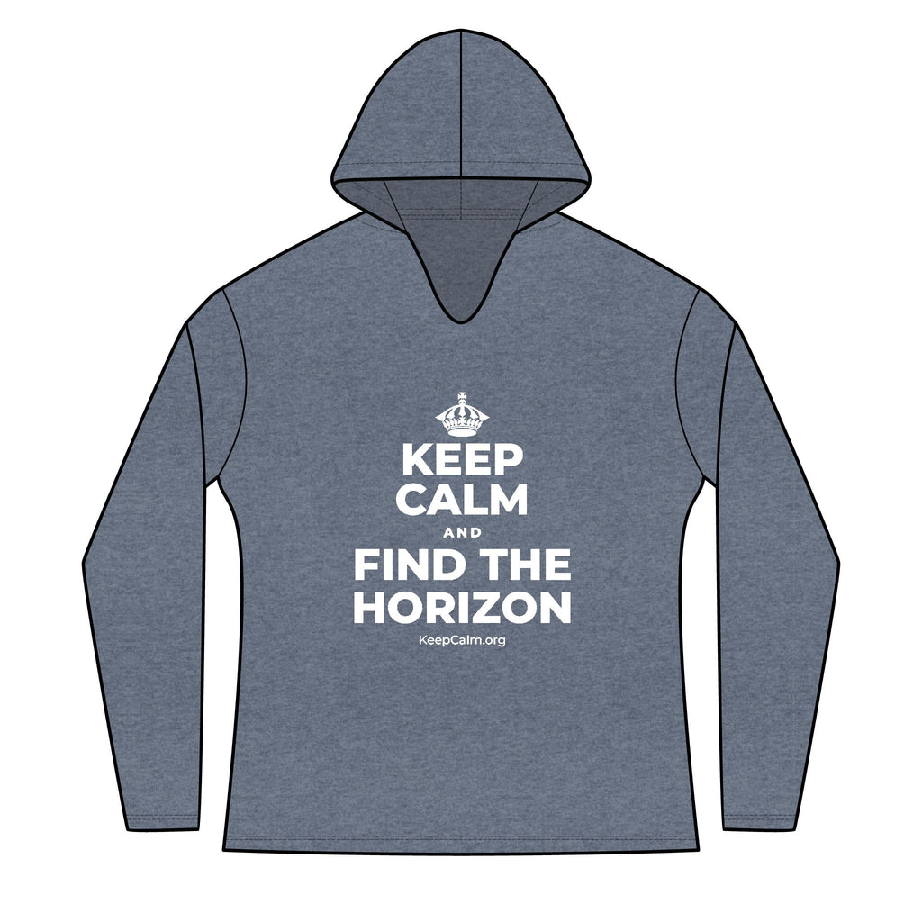 KEEP CALM AND FIND THE HORIZON Women's Long Sleeve Hoodie