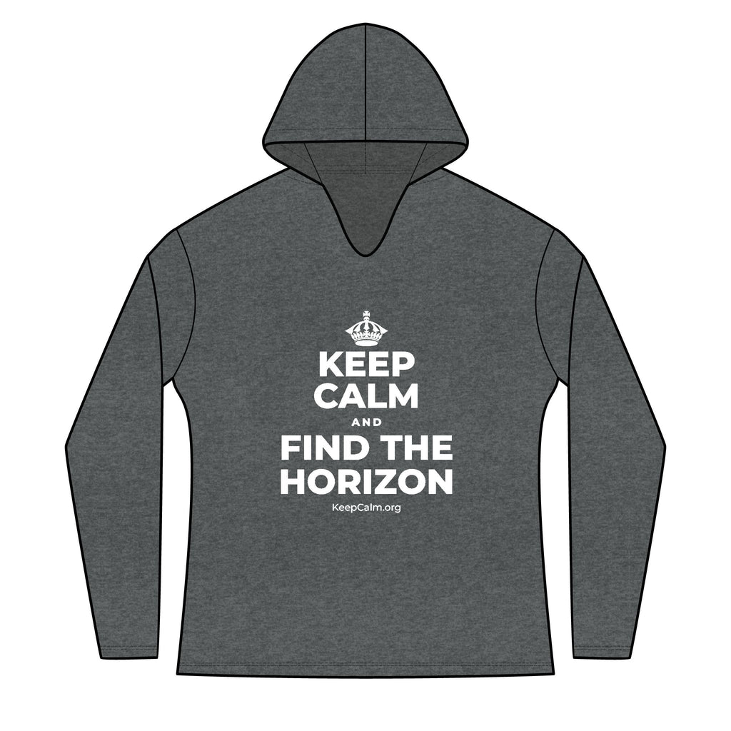 KEEP CALM AND FIND THE HORIZON Women's Long Sleeve Hoodie