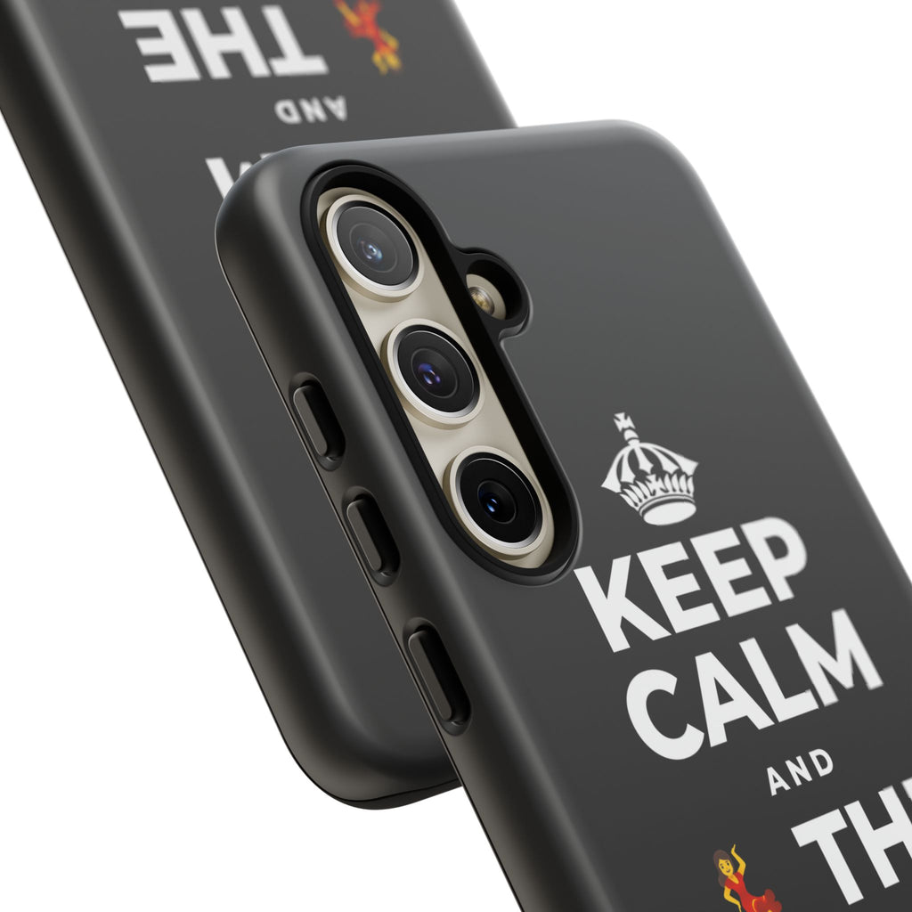 KEEP CALM AND 💃 THE NIGHT AWAY Phone Case