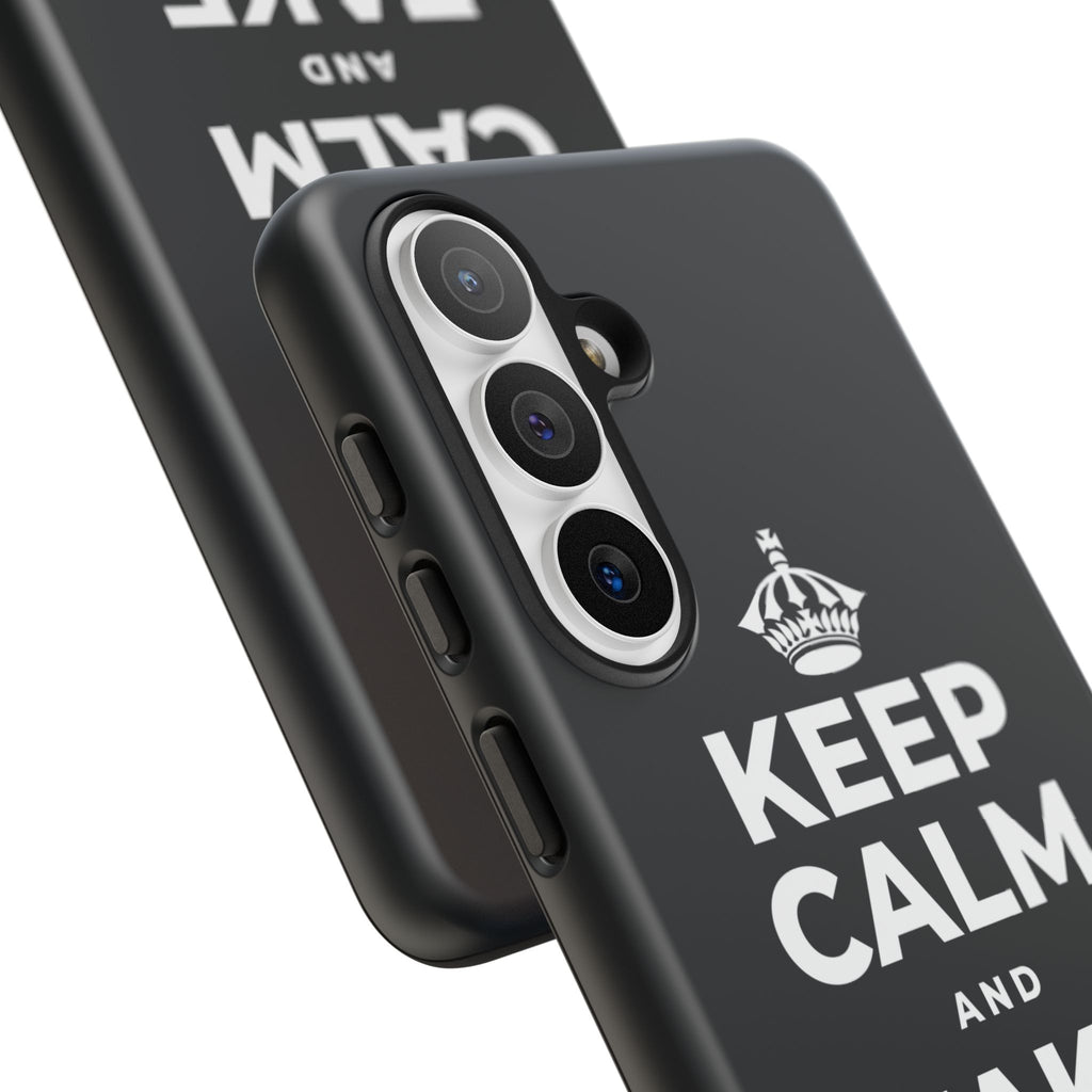 KEEP CALM AND TAKE THE LEAP Phone Case (Dark)