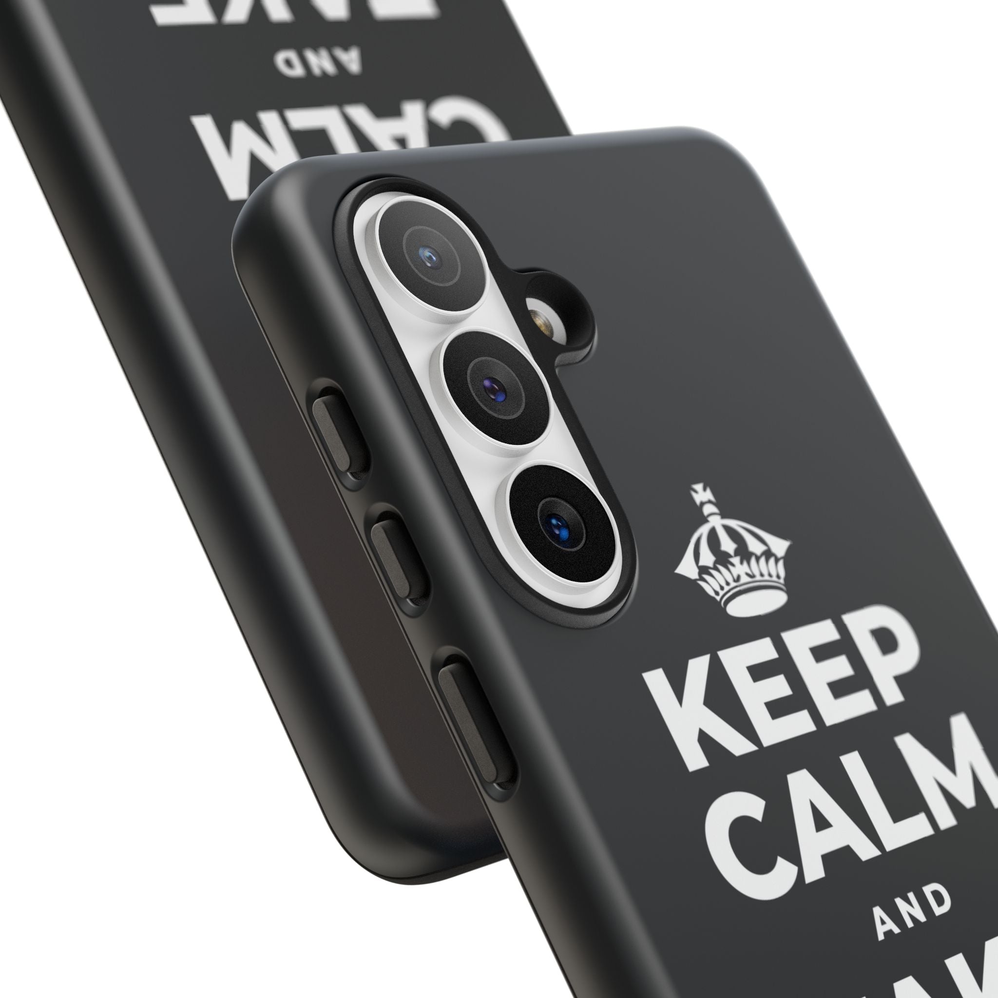 KEEP CALM AND TAKE THE LEAP Phone Case (Dark)