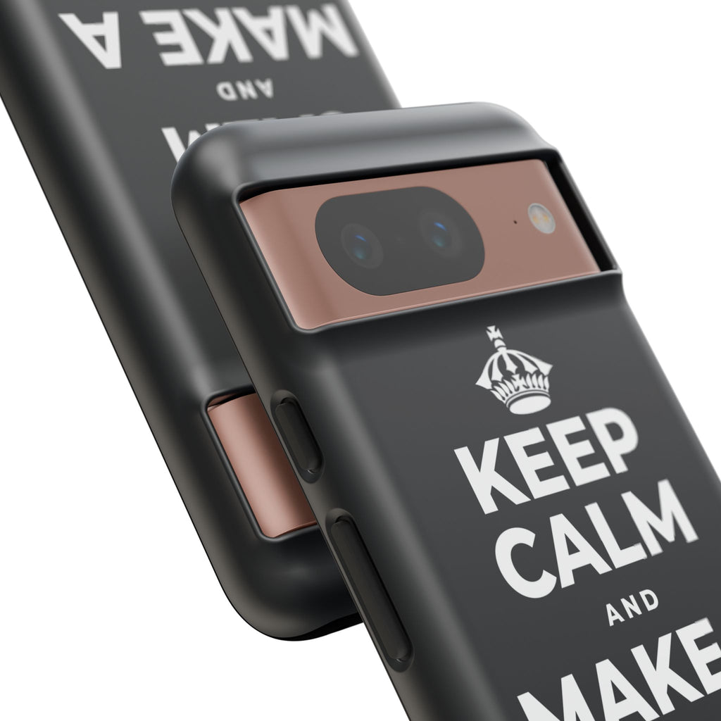 KEEP CALM AND MAKE A HAPPY MEMORY Phone Case (Dark)
