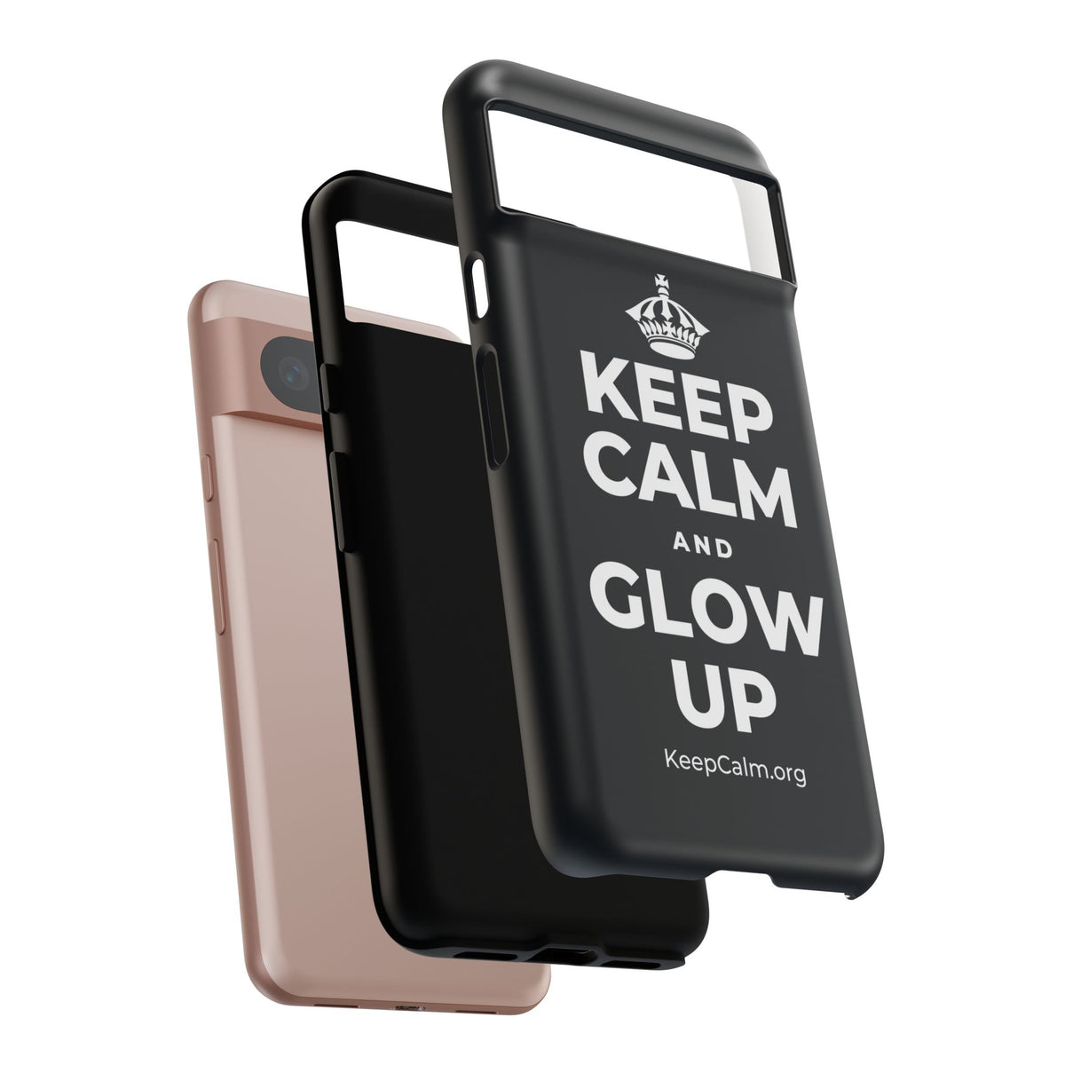 KEEP CALM AND GLOW UP Phone Case (Dark)