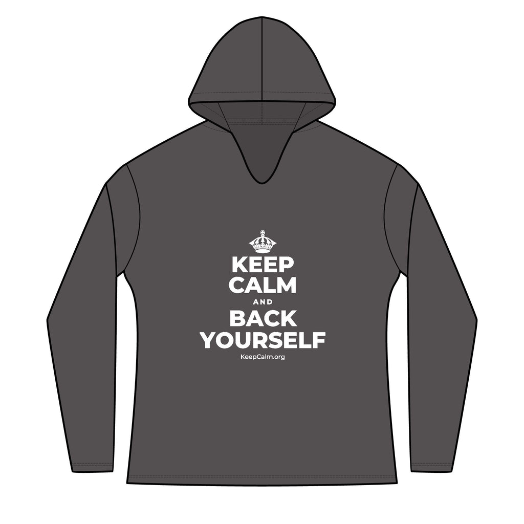 KEEP CALM AND BACK YOURSELF Women's Long Sleeve Hoodie