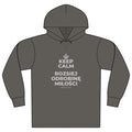 KEEP CALM I ROZSIEJ ODROBINĘ MIŁOŚCI Organic Hoodie Tee