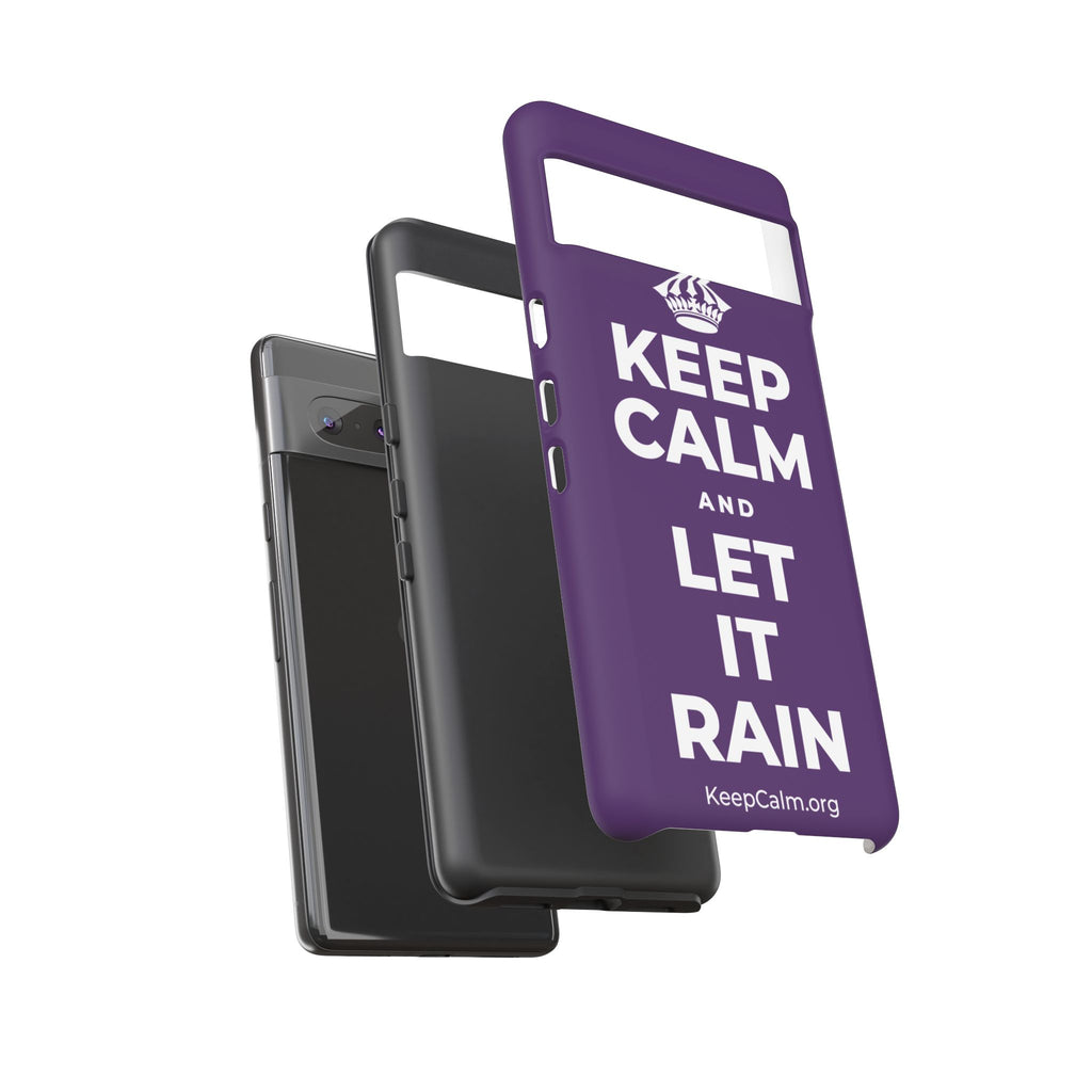 KEEP CALM AND LET IT RAIN Phone Case