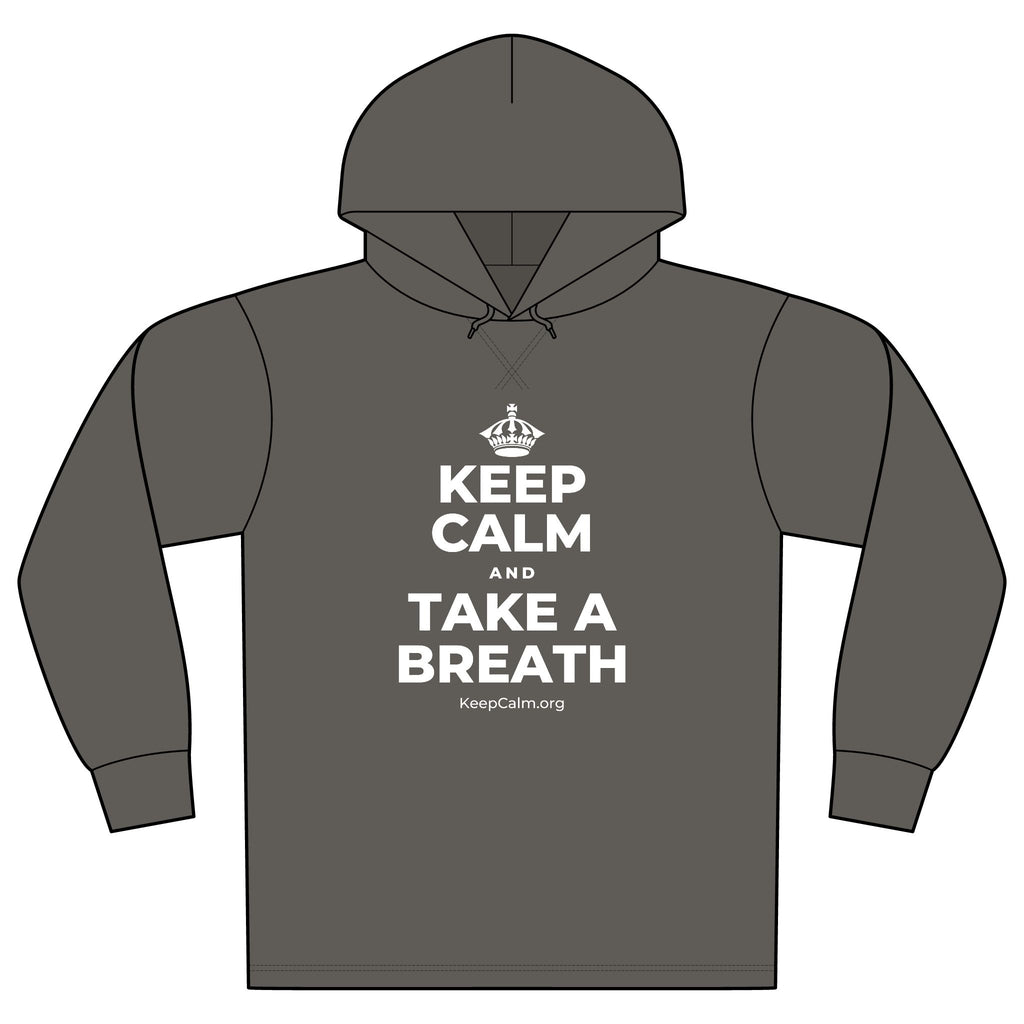 KEEP CALM AND TAKE A BREATH Organic Hoodie Tee