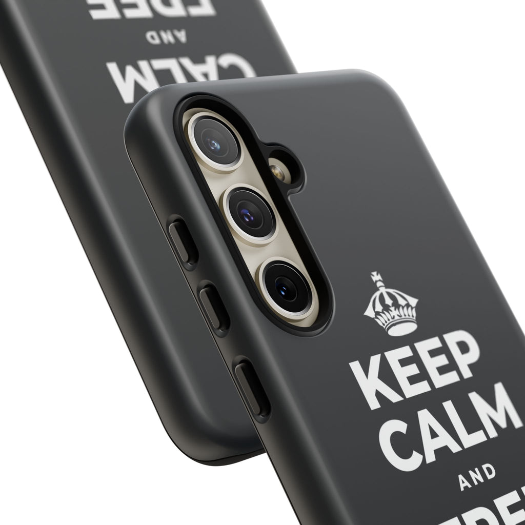 KEEP CALM AND FREE YOURSELF Phone Case (Dark)