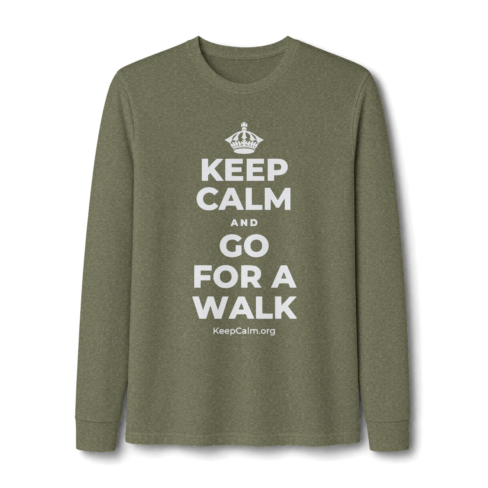 KEEP CALM AND GO FOR A WALK Long Sleeve Tee