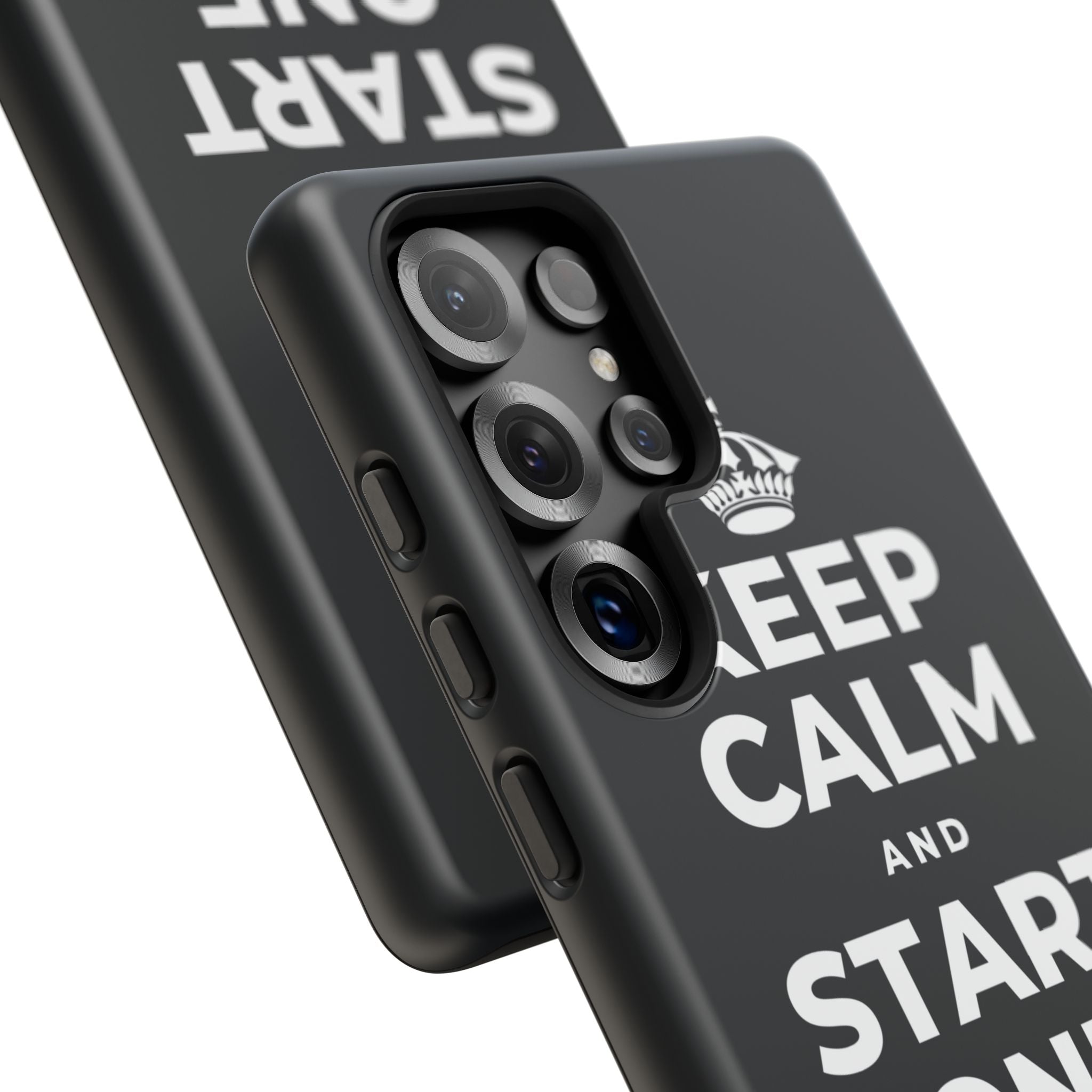 KEEP CALM AND START ONE FRESH PAGE Phone Case (Dark)