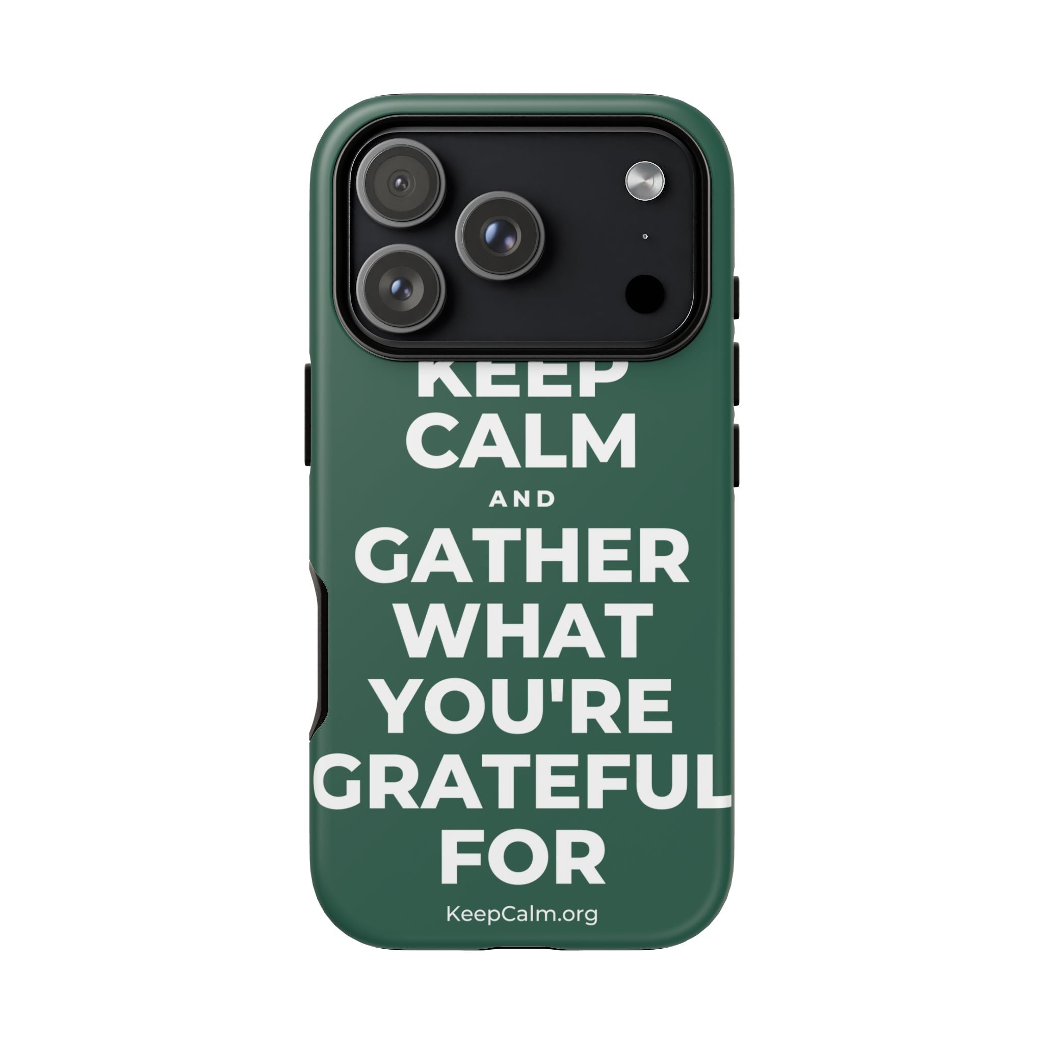 KEEP CALM AND GATHER WHAT YOU'RE GRATEFUL FOR Phone Case