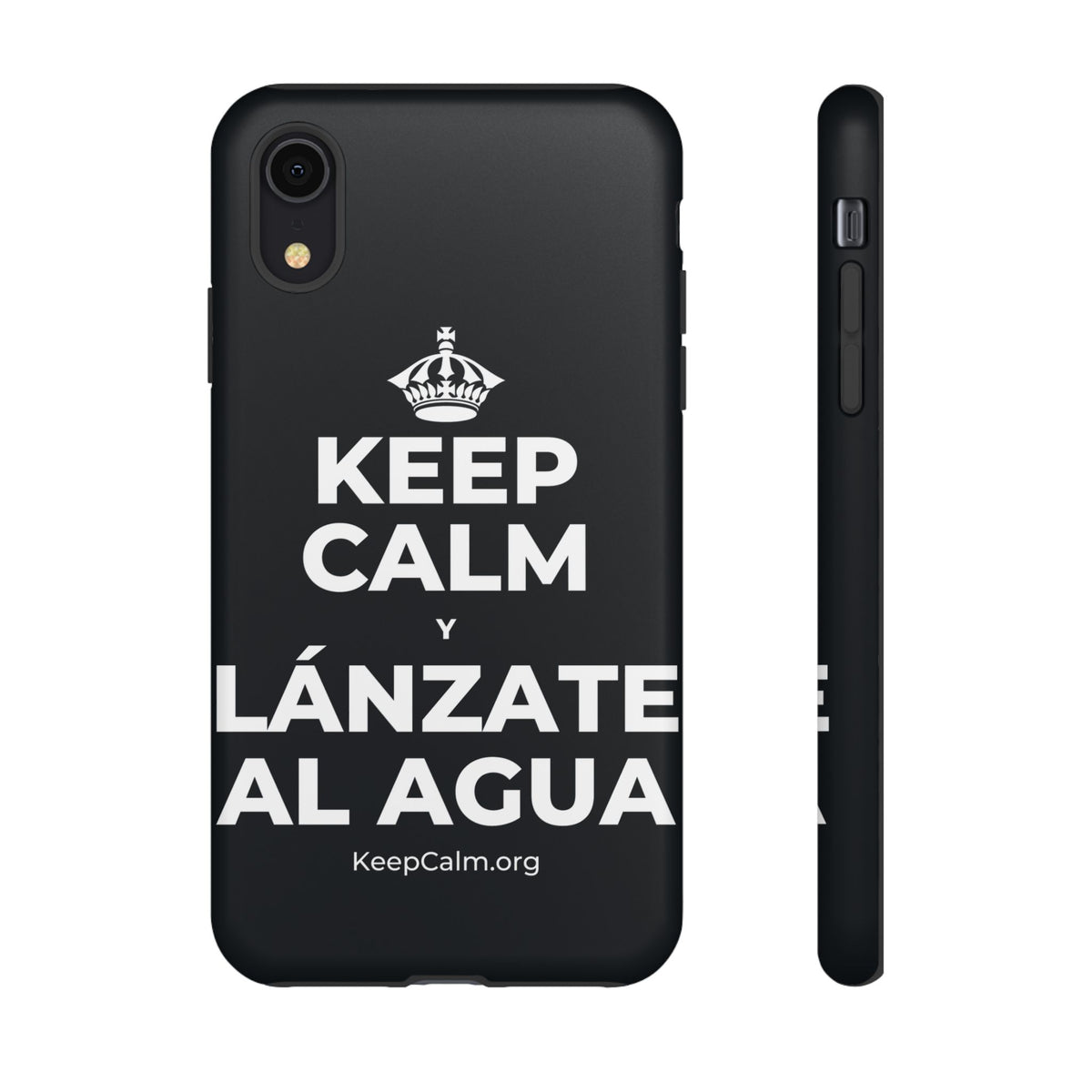KEEP CALM Y LÁNZATE AL AGUA Phone Case (Dark)