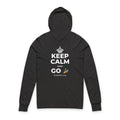 KEEP CALM AND GO 🏄 Hooded Long Sleeve Tee