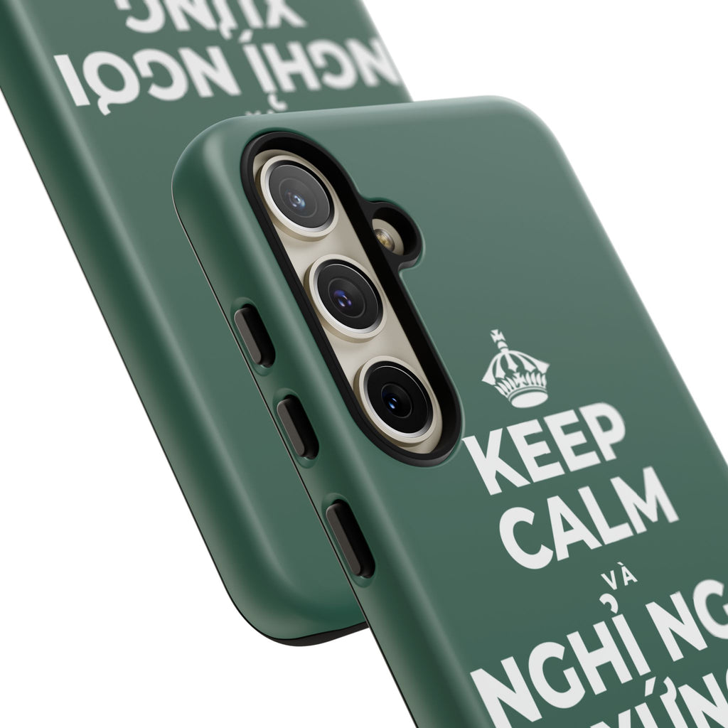 KEEP CALM VÀ NGHỈ NGƠI XỨNG ĐÁNG CỦA BẠN Phone Case
