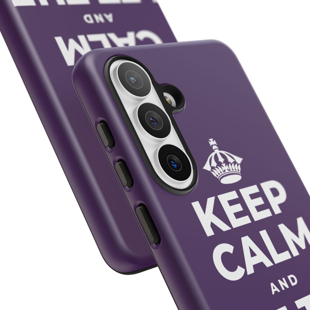 KEEP CALM AND LET THE LIGHT IN Phone Case