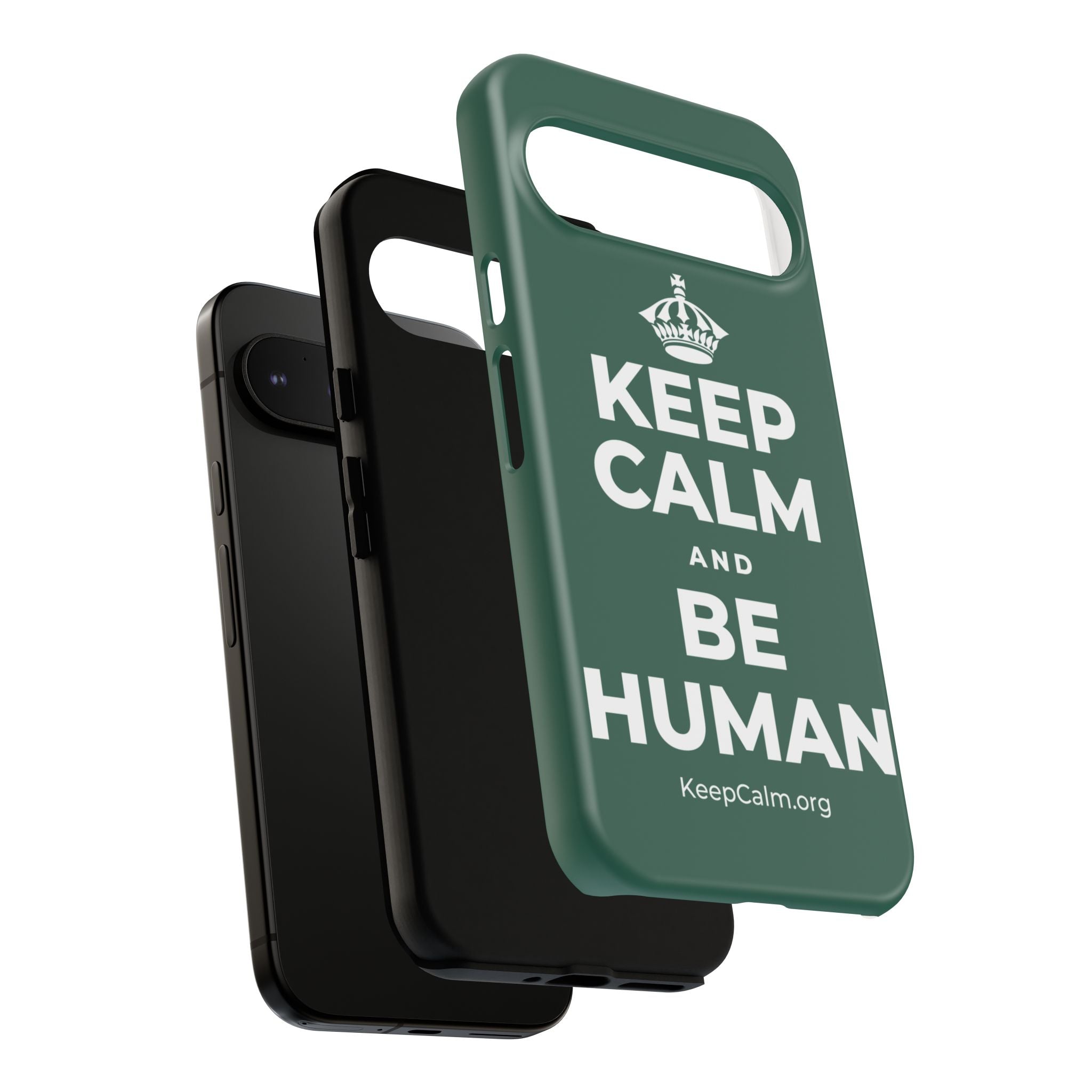 KEEP CALM AND BE HUMAN Phone Case