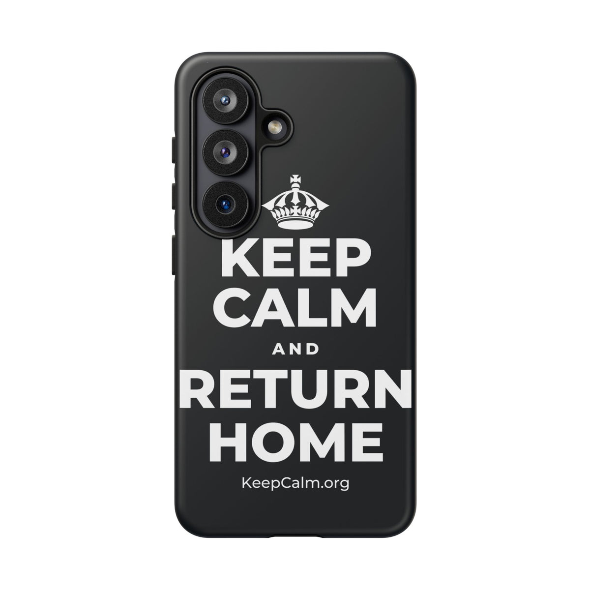 KEEP CALM AND RETURN HOME Phone Case (Dark)