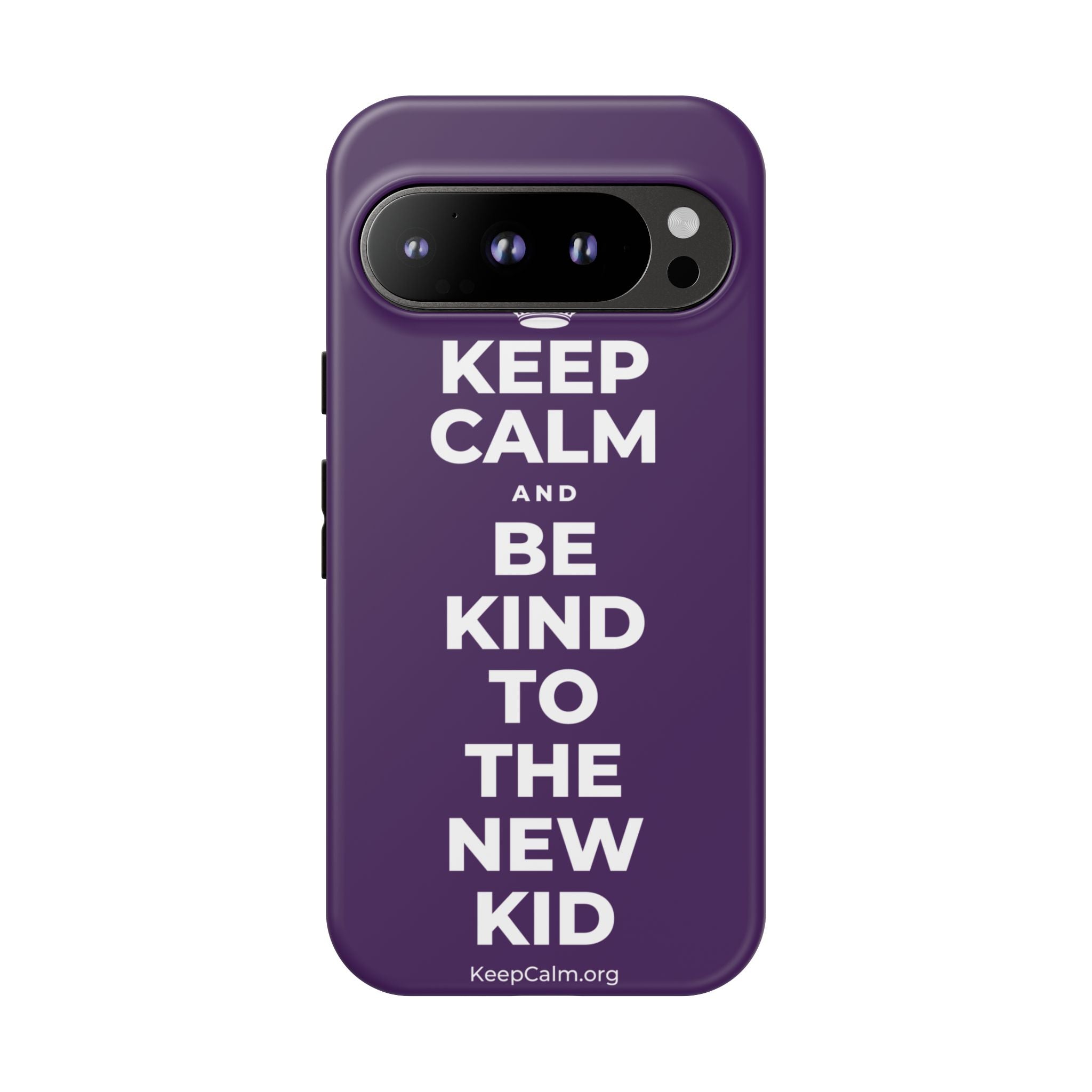 KEEP CALM AND BE KIND TO THE NEW KID Phone Case