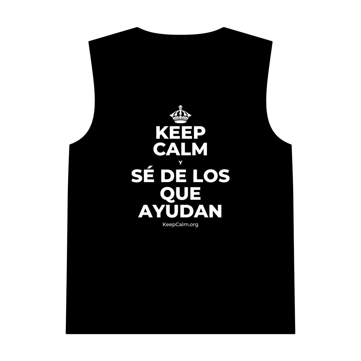 KEEP CALM Y SÉ DE LOS QUE AYUDAN Tank Top