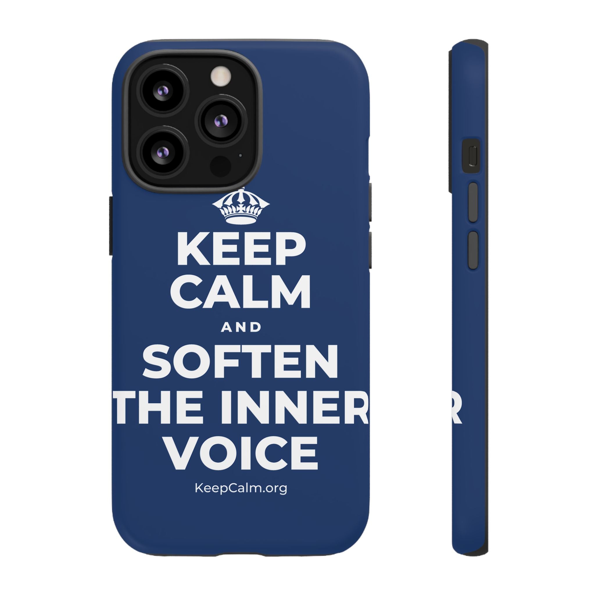KEEP CALM AND SOFTEN THE INNER VOICE Phone Case