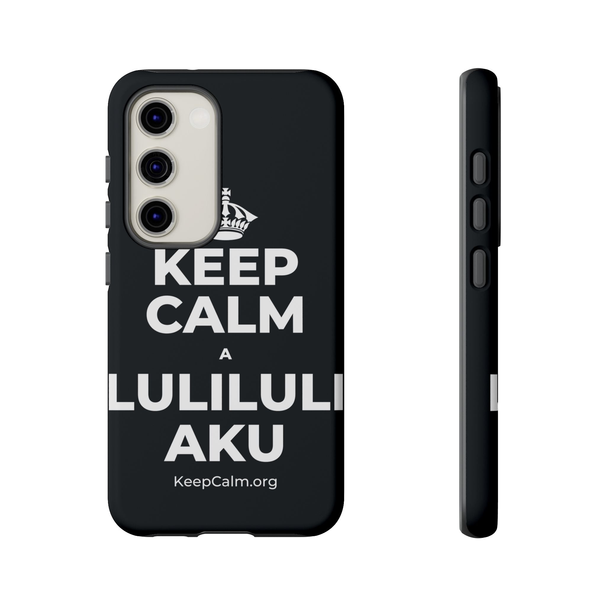 KEEP CALM A LULILULI AKU Phone Case (Dark)