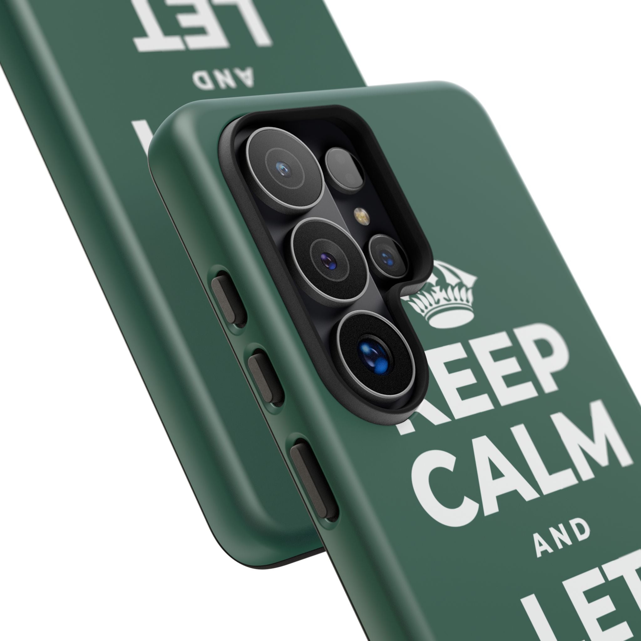 KEEP CALM AND LET PEOPLE IN Phone Case