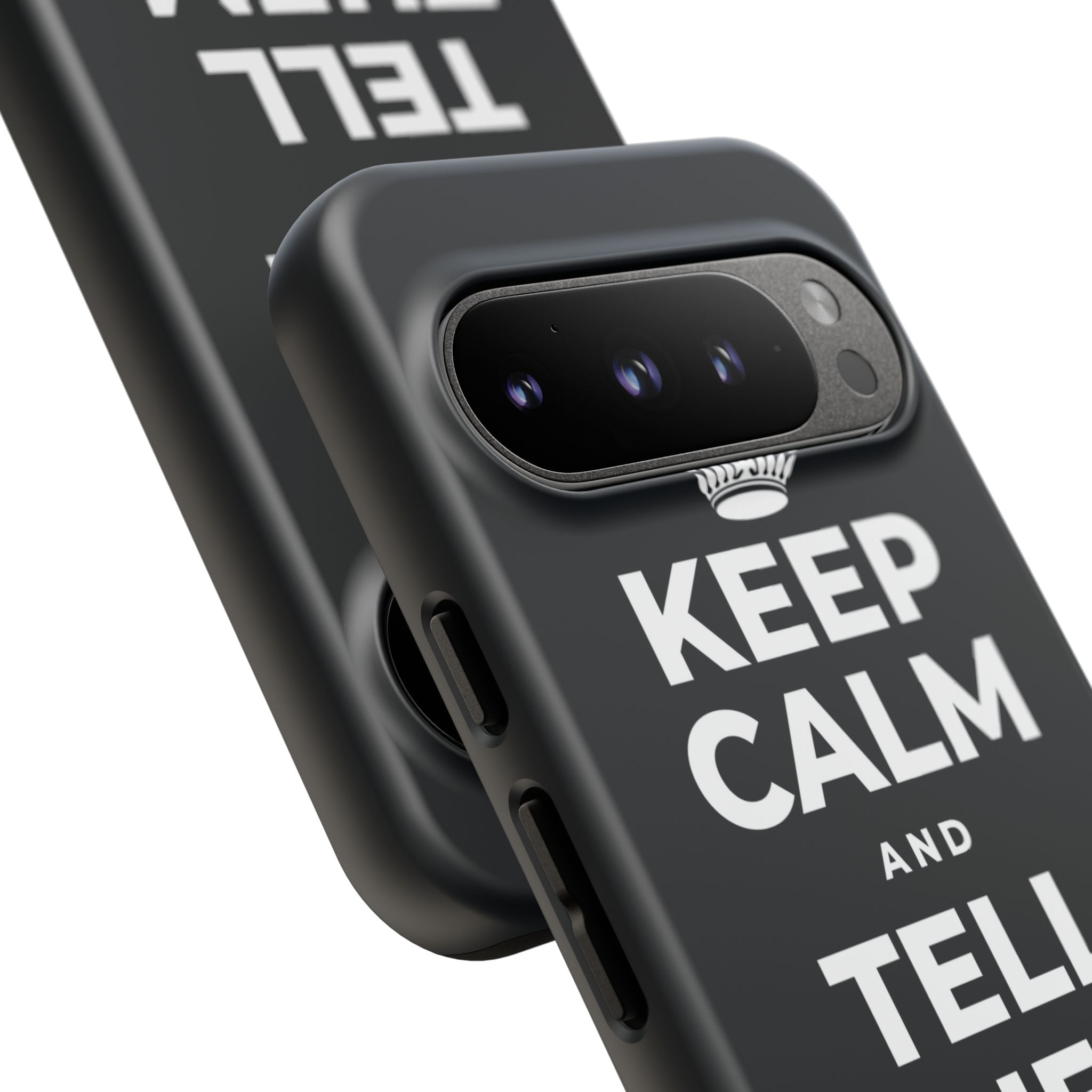 KEEP CALM AND TELL THEM YOU CARE Phone Case (Dark)