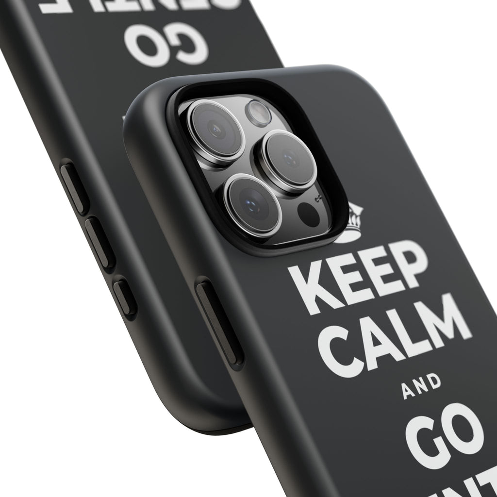 KEEP CALM AND GO GENTLE ON MONDAY Phone Case (Dark)