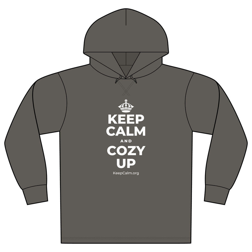 KEEP CALM AND COZY UP Organic Hoodie Tee