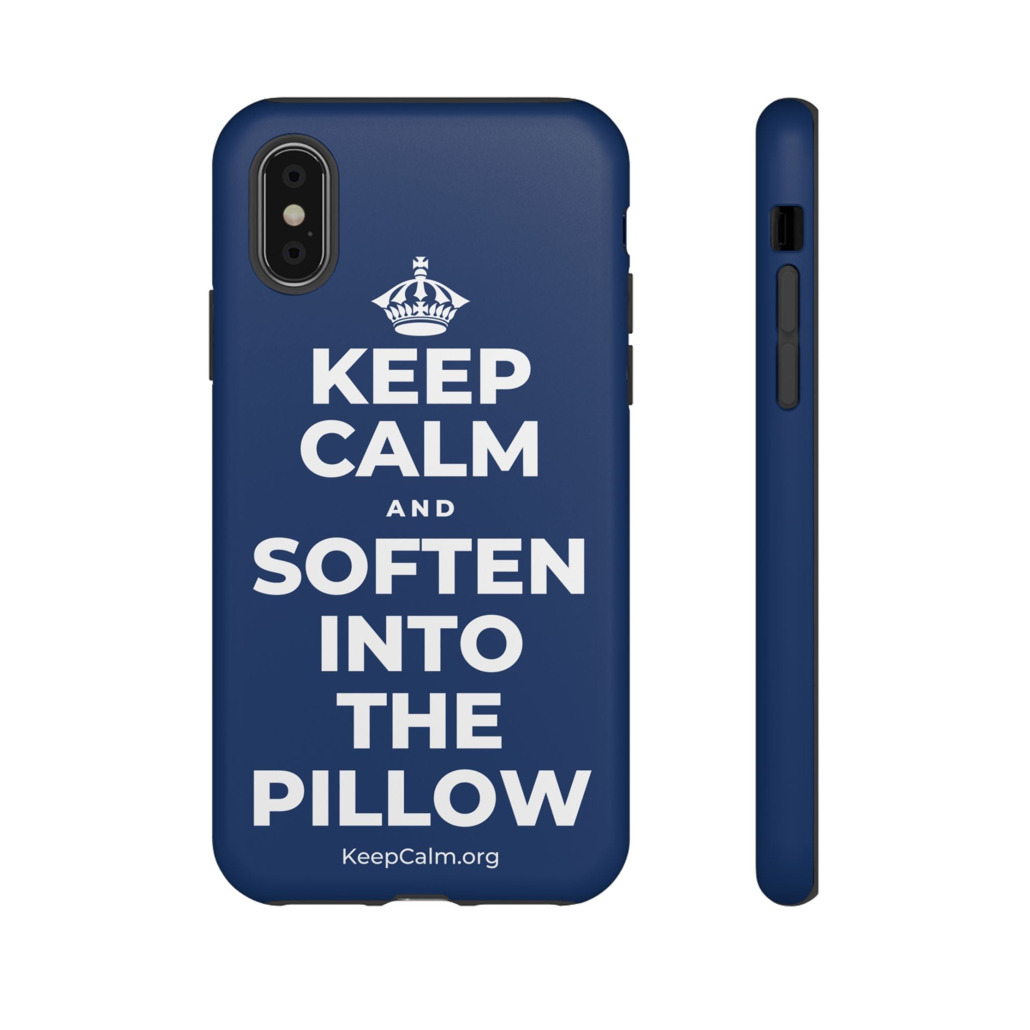KEEP CALM AND SOFTEN INTO THE PILLOW Phone Case