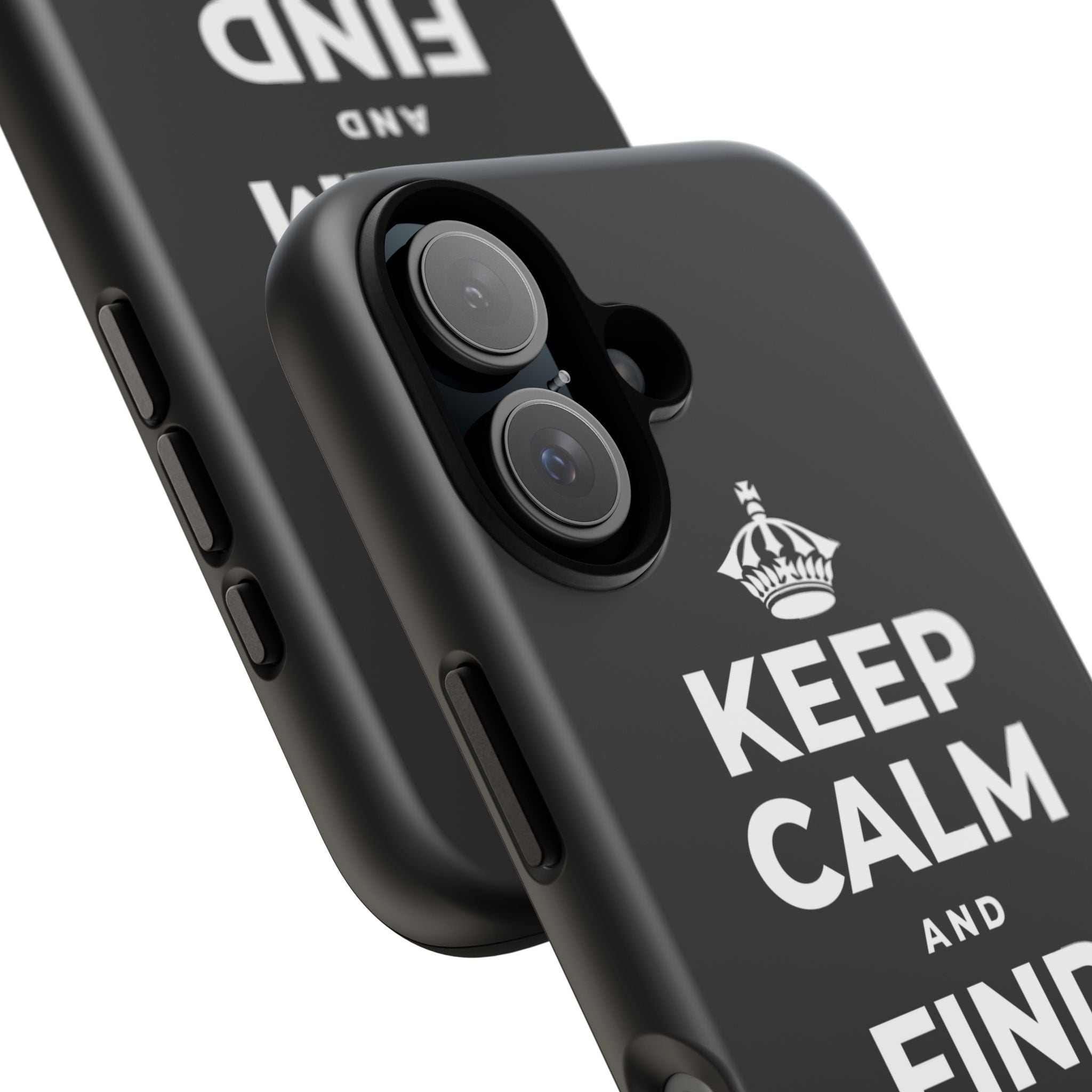 KEEP CALM AND FIND YOUR FIRE Phone Case