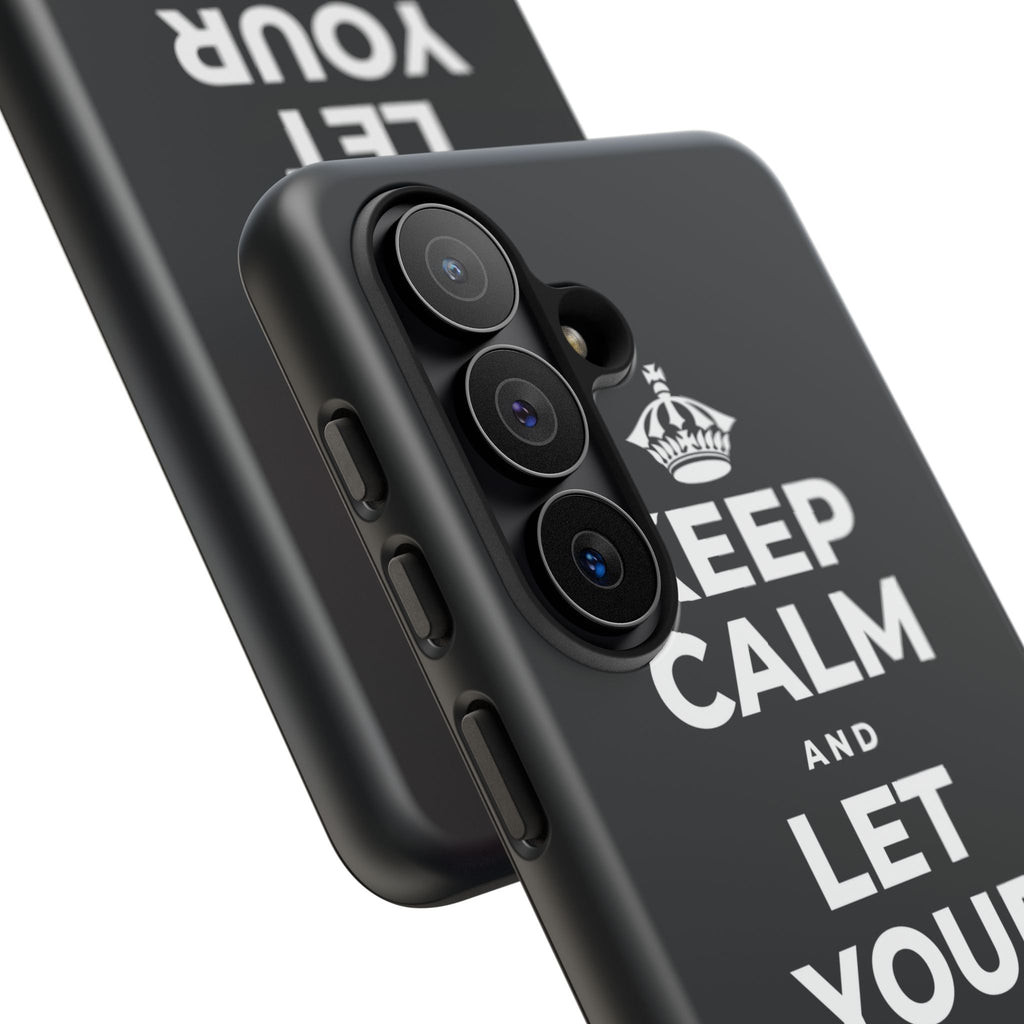 KEEP CALM AND LET YOUR FEELINGS MAKE SENSE Phone Case (Dark)