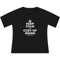 KEEP CALM AND COZY UP INSIDE Women's Raglan Tee
