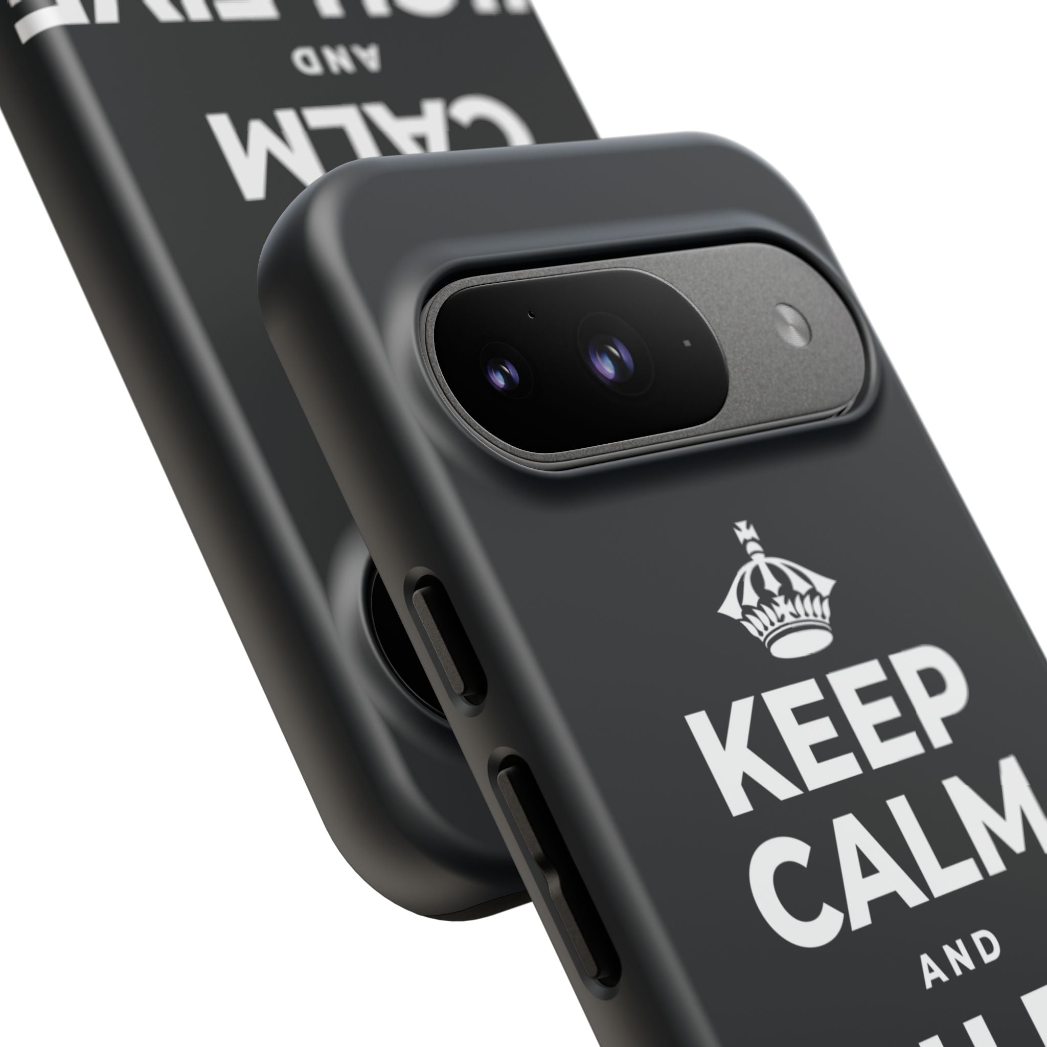 KEEP CALM AND HIGH FIVE YOURSELF Phone Case (Dark)