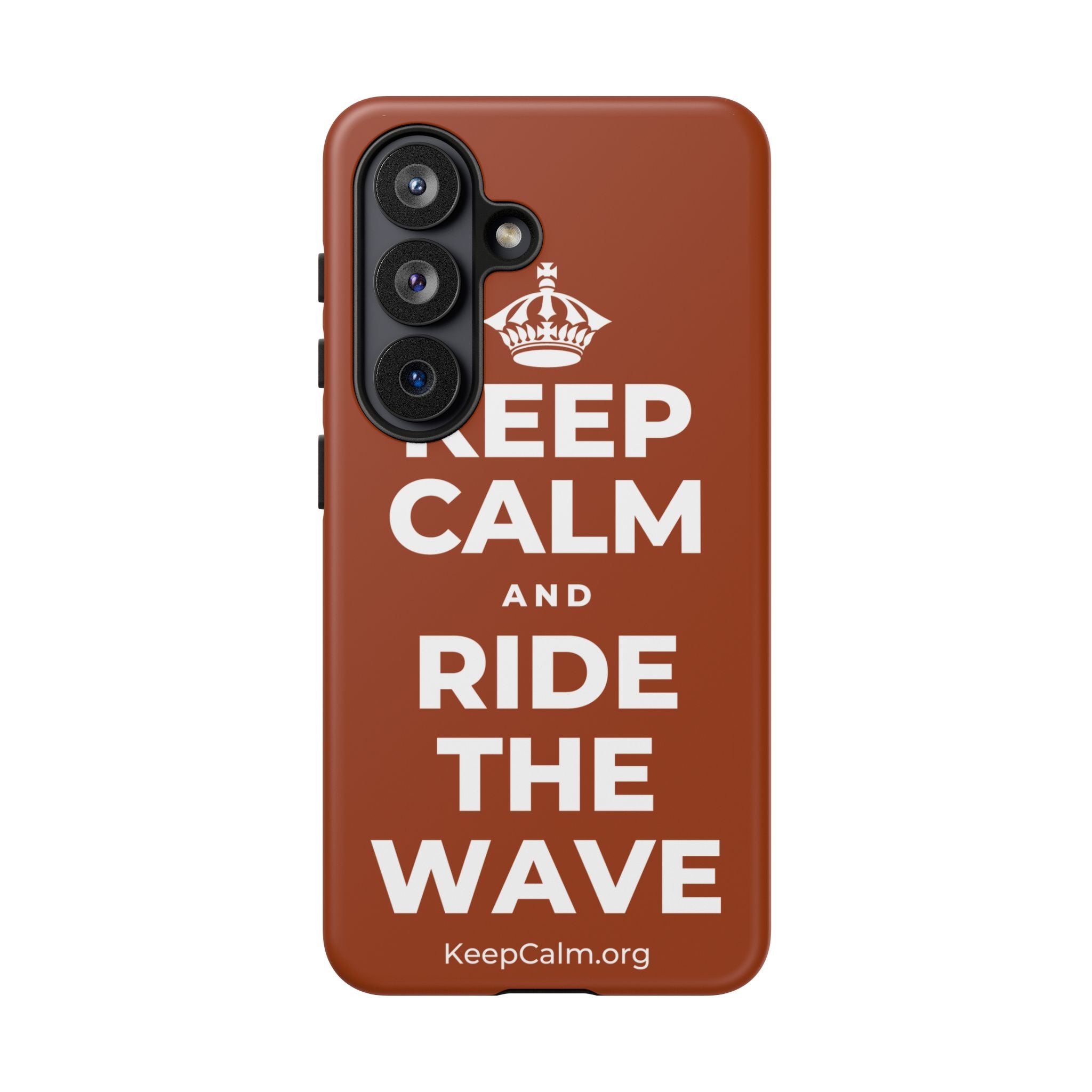 KEEP CALM AND RIDE THE WAVE Phone Case