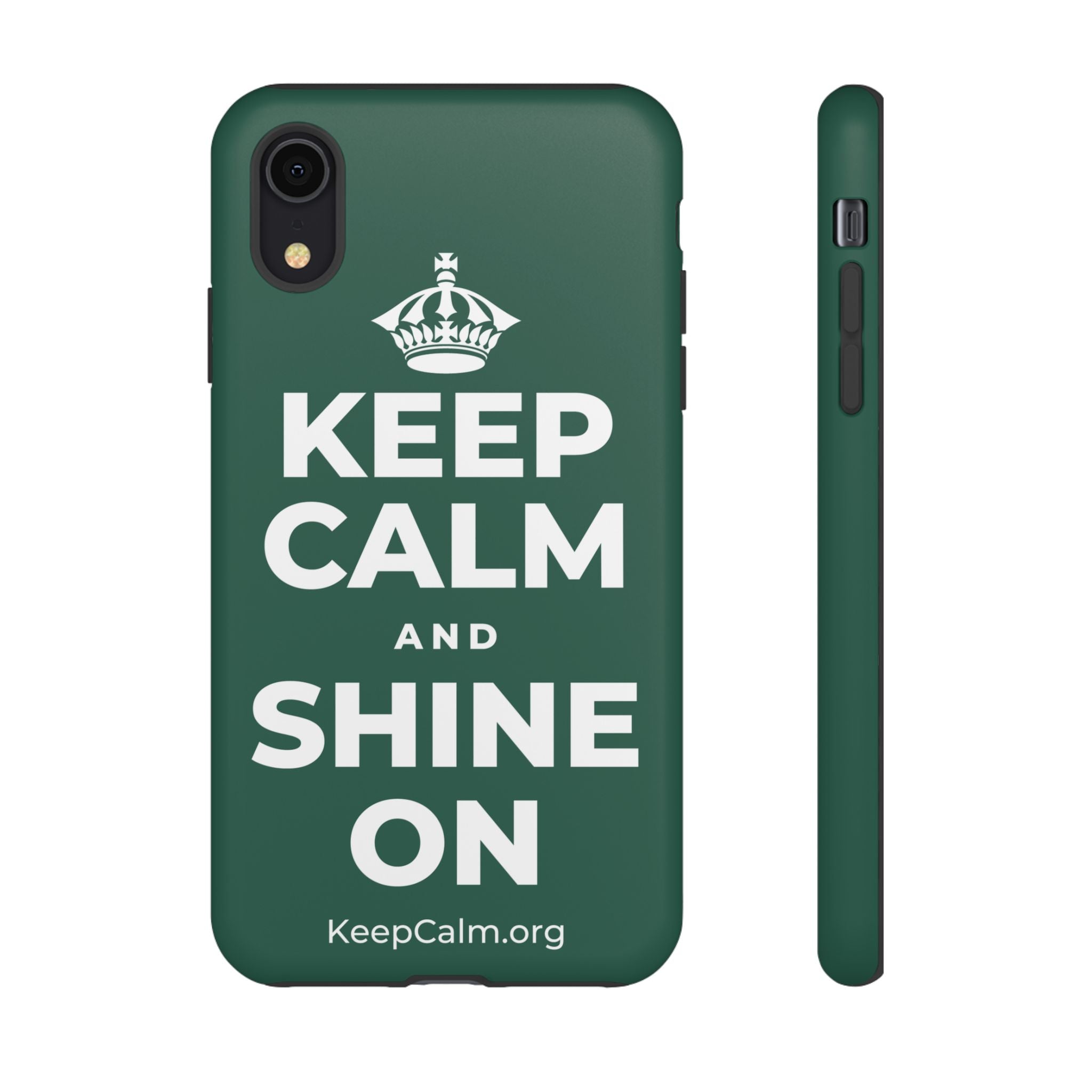 KEEP CALM AND SHINE ON Phone Case