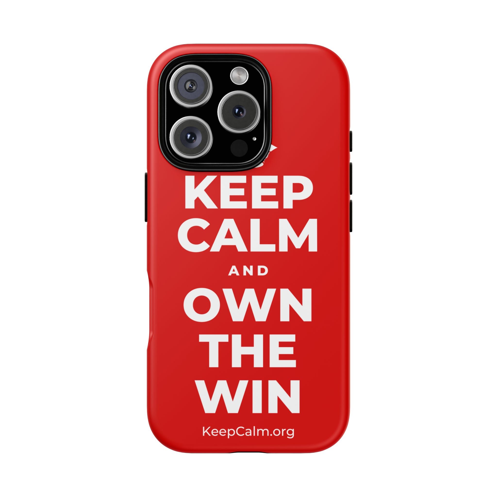 KEEP CALM AND OWN THE WIN Phone Case