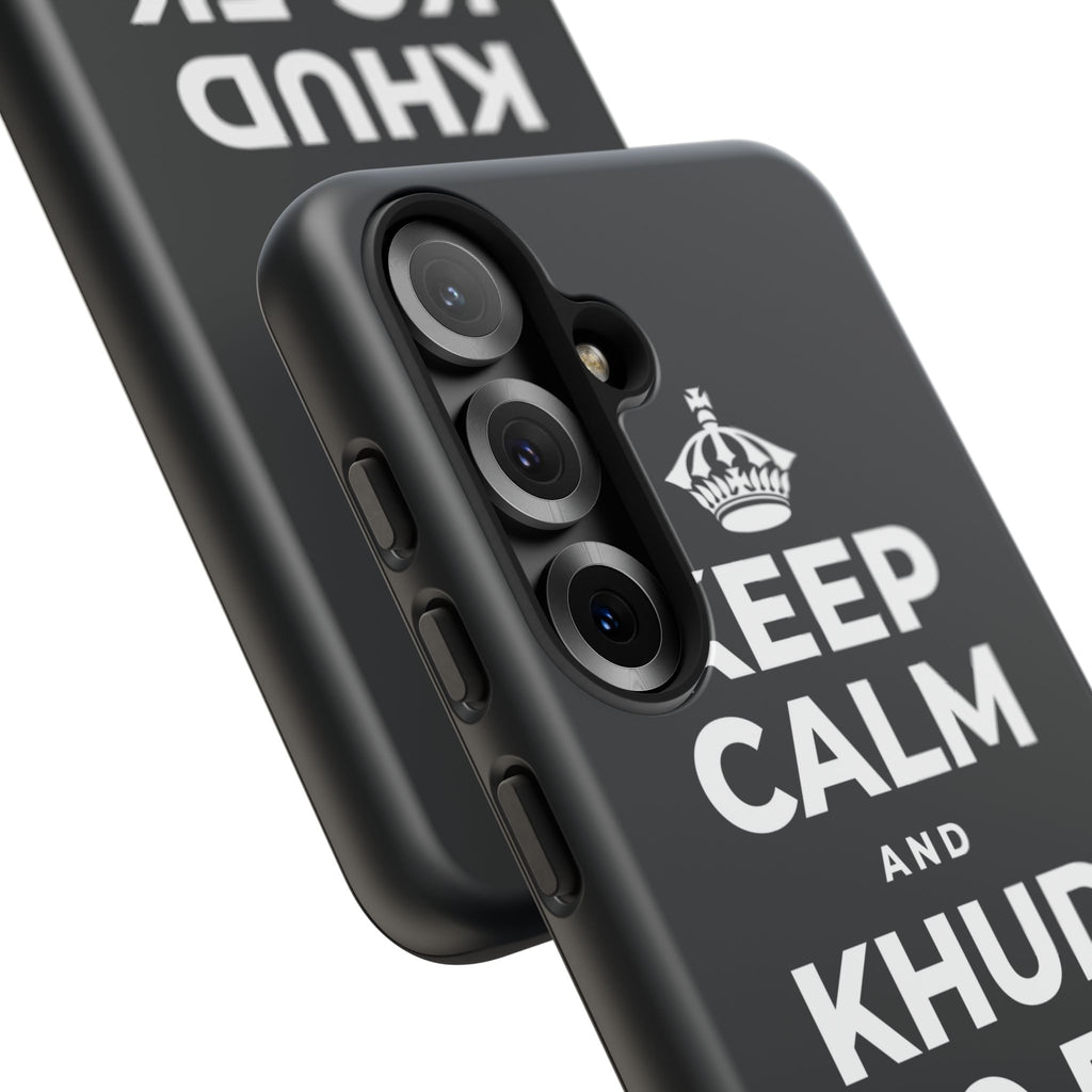 KEEP CALM AND KHUD KO EK BREAK DO Phone Case (Dark)